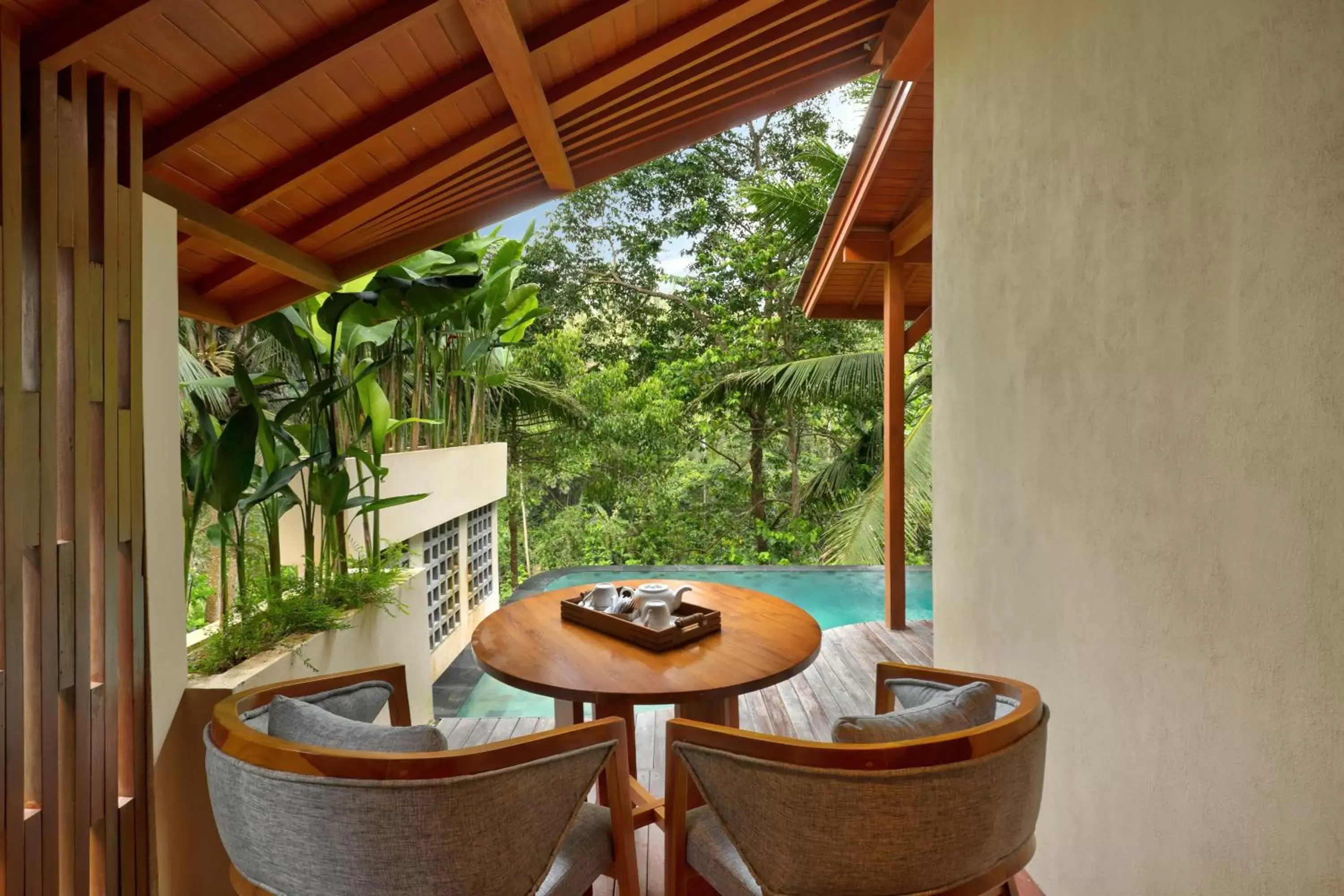 Balcony/Terrace in Jannata Resort and Spa