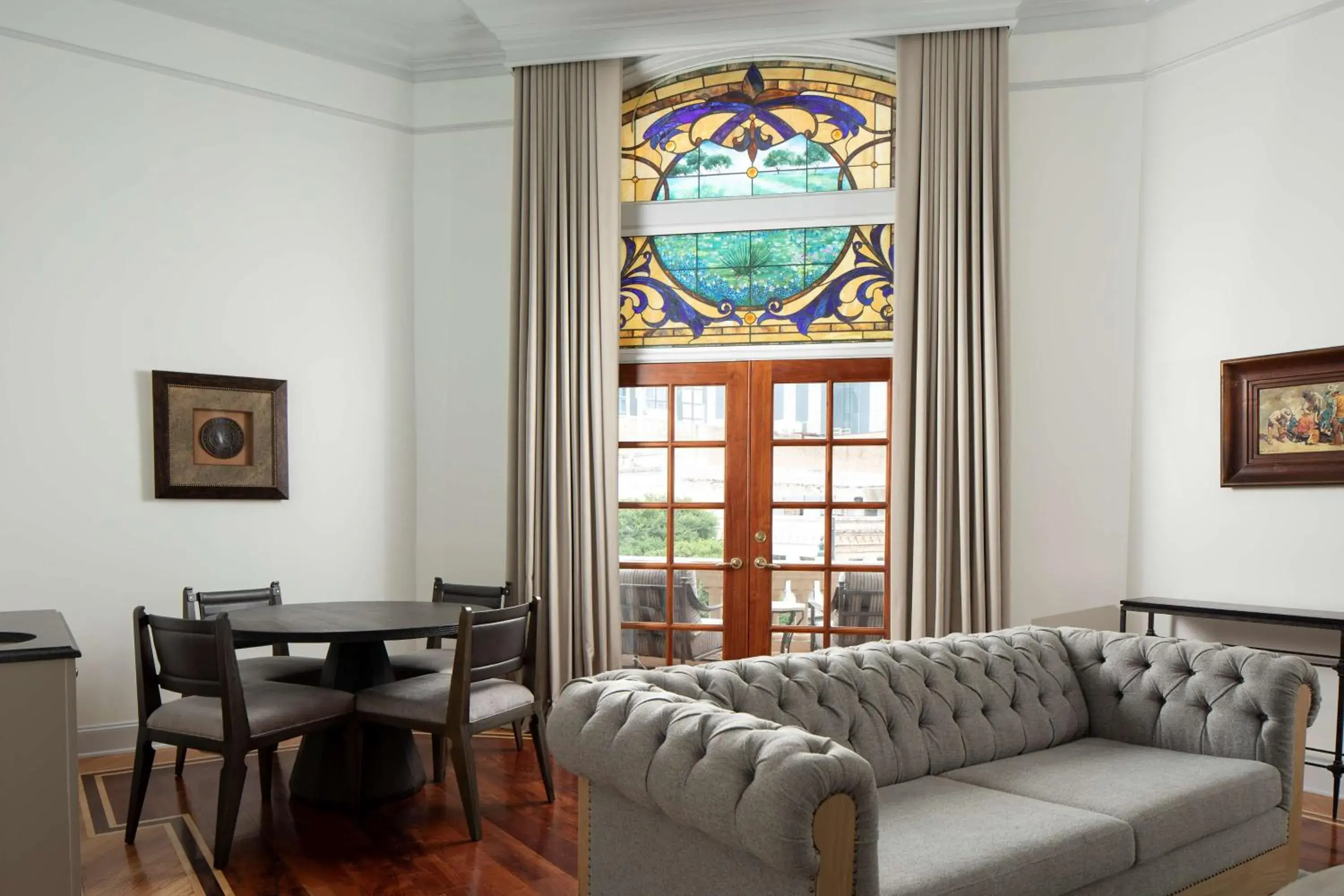 Photo of the whole room, Seating Area in The Driskill, in The Unbound Collection by Hyatt