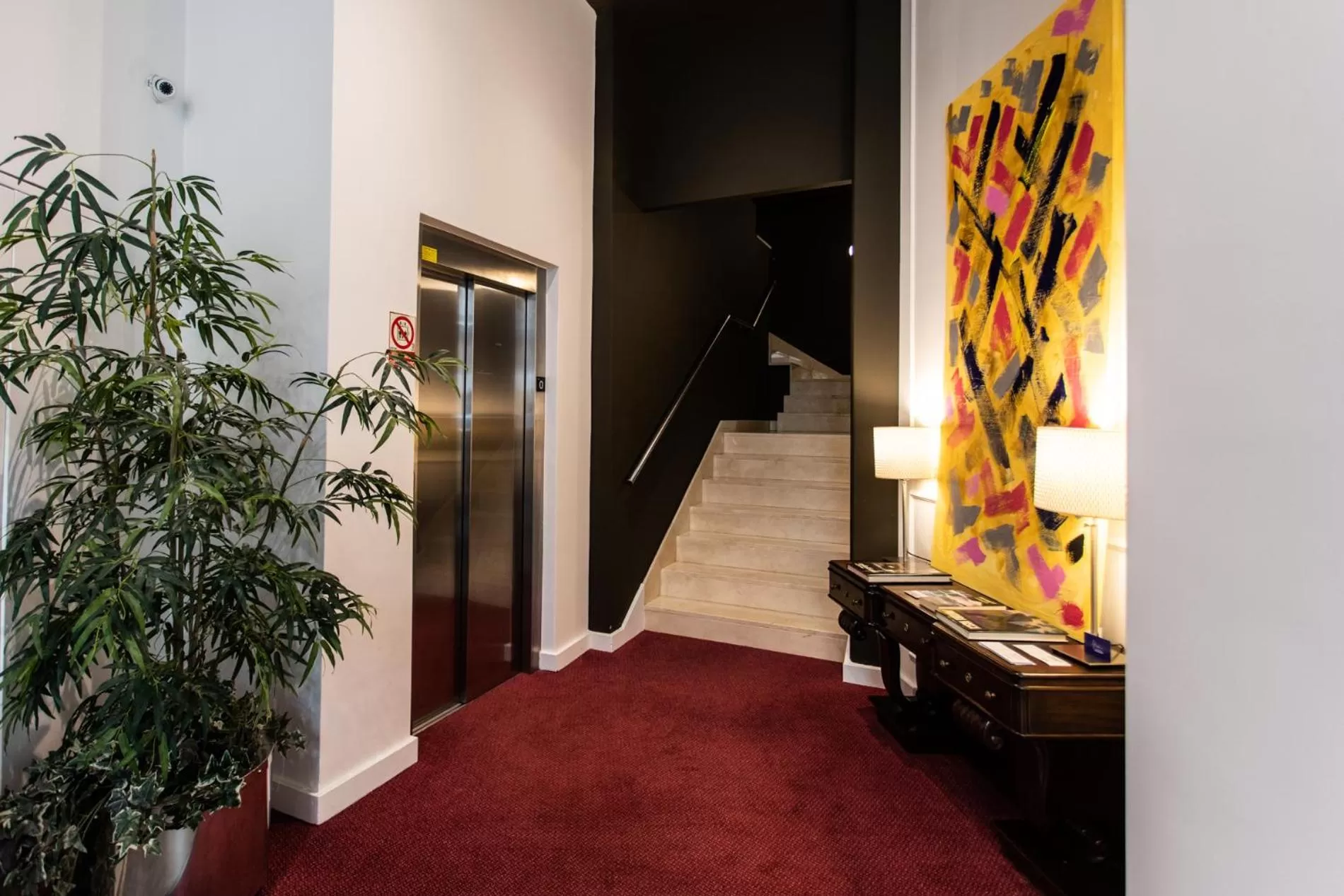 Lobby or reception in Hotel Trueba