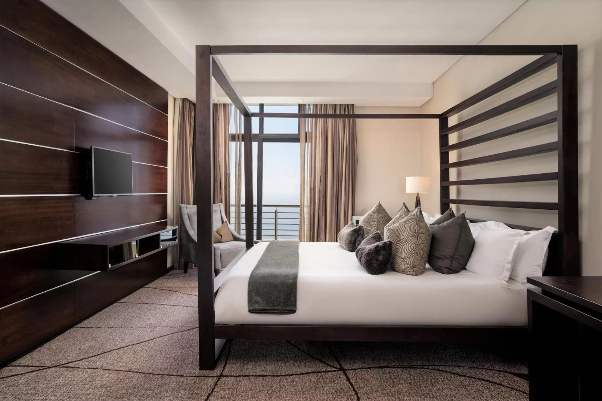 Bed in Premier Hotel East London ICC