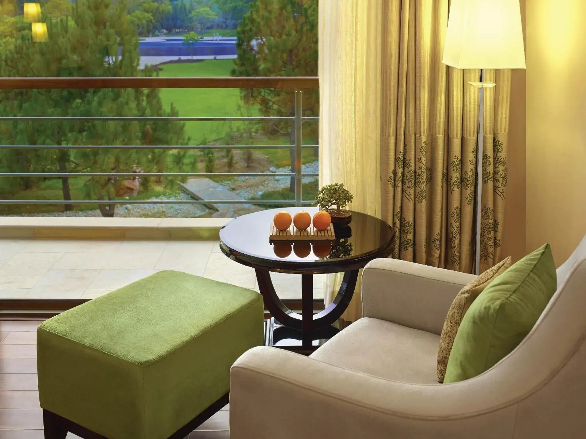 Living room, Seating Area in The Gateway Resort Damdama Lake