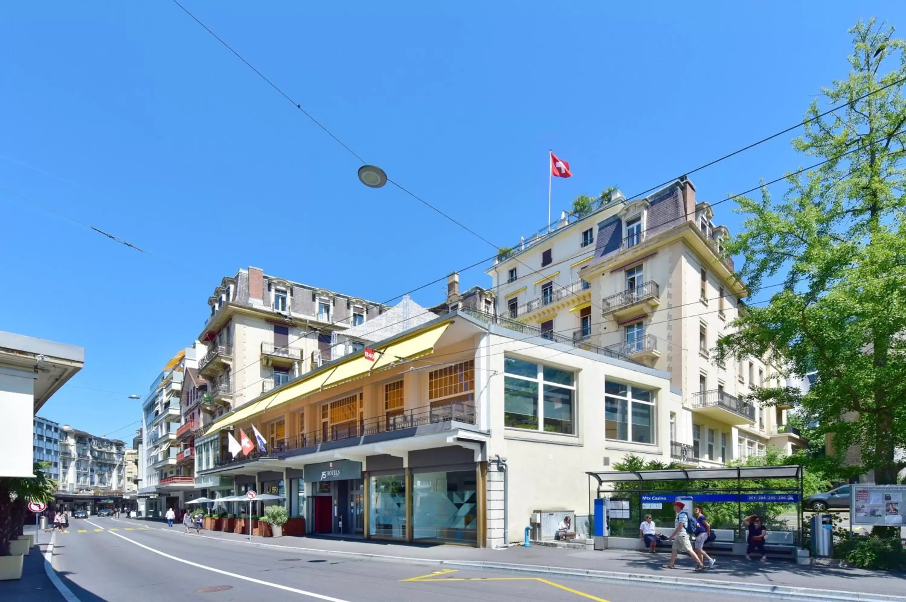 Property building in J5 Hotels Helvetie & La Brasserie