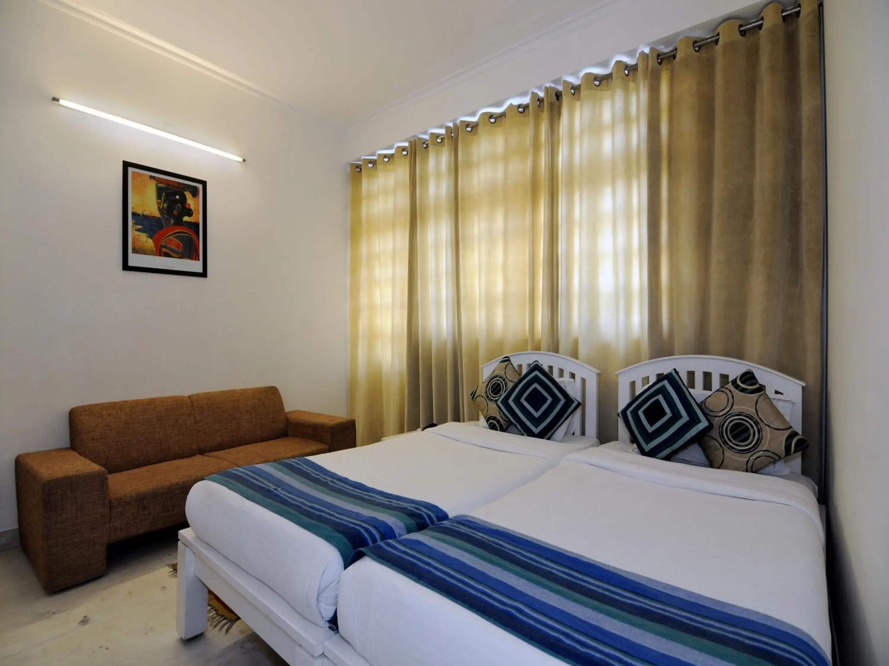 Bedroom, Bed in Mehra Residency At The Airport