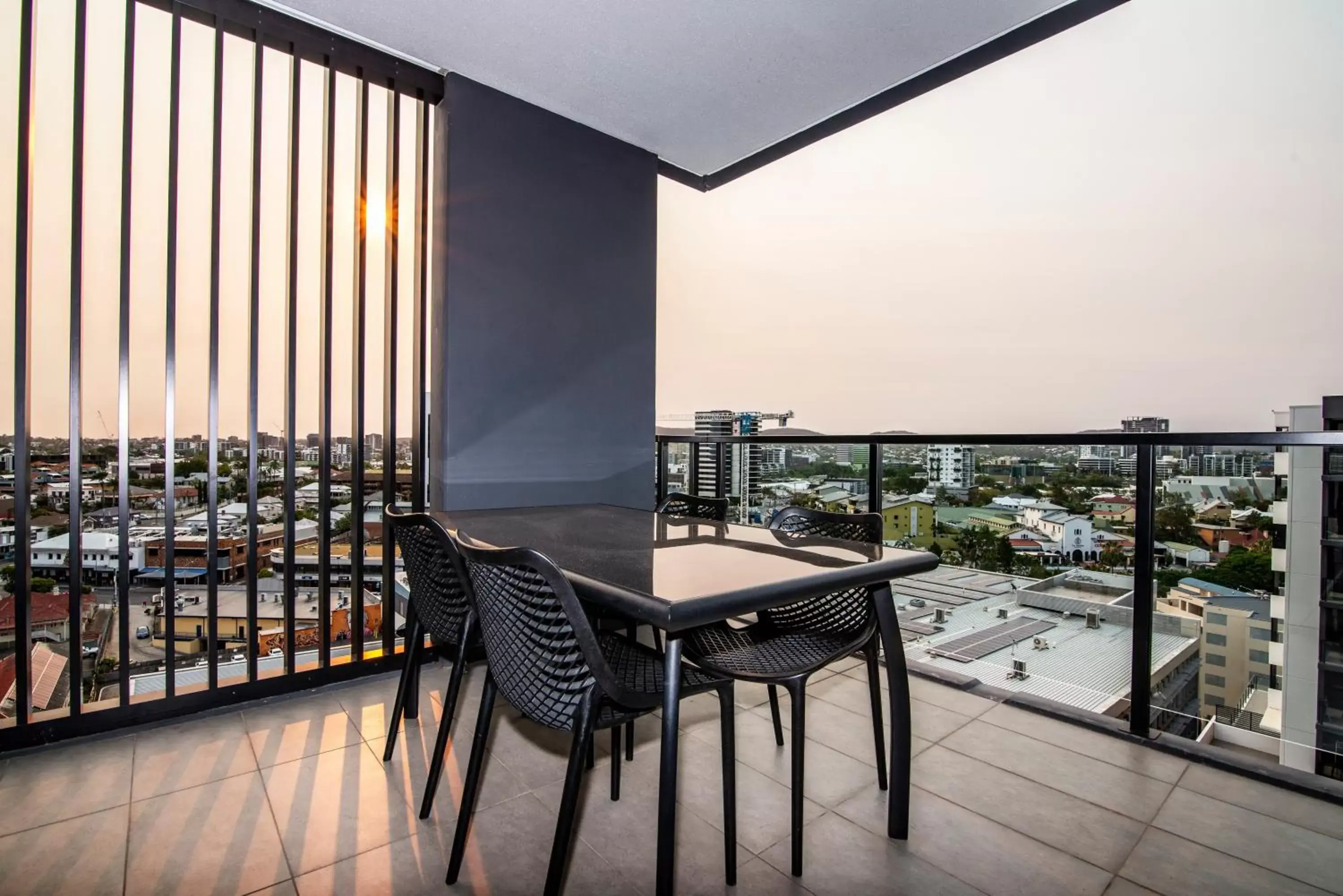 TV and multimedia, Balcony/Terrace in Arena Apartments by CLLIX