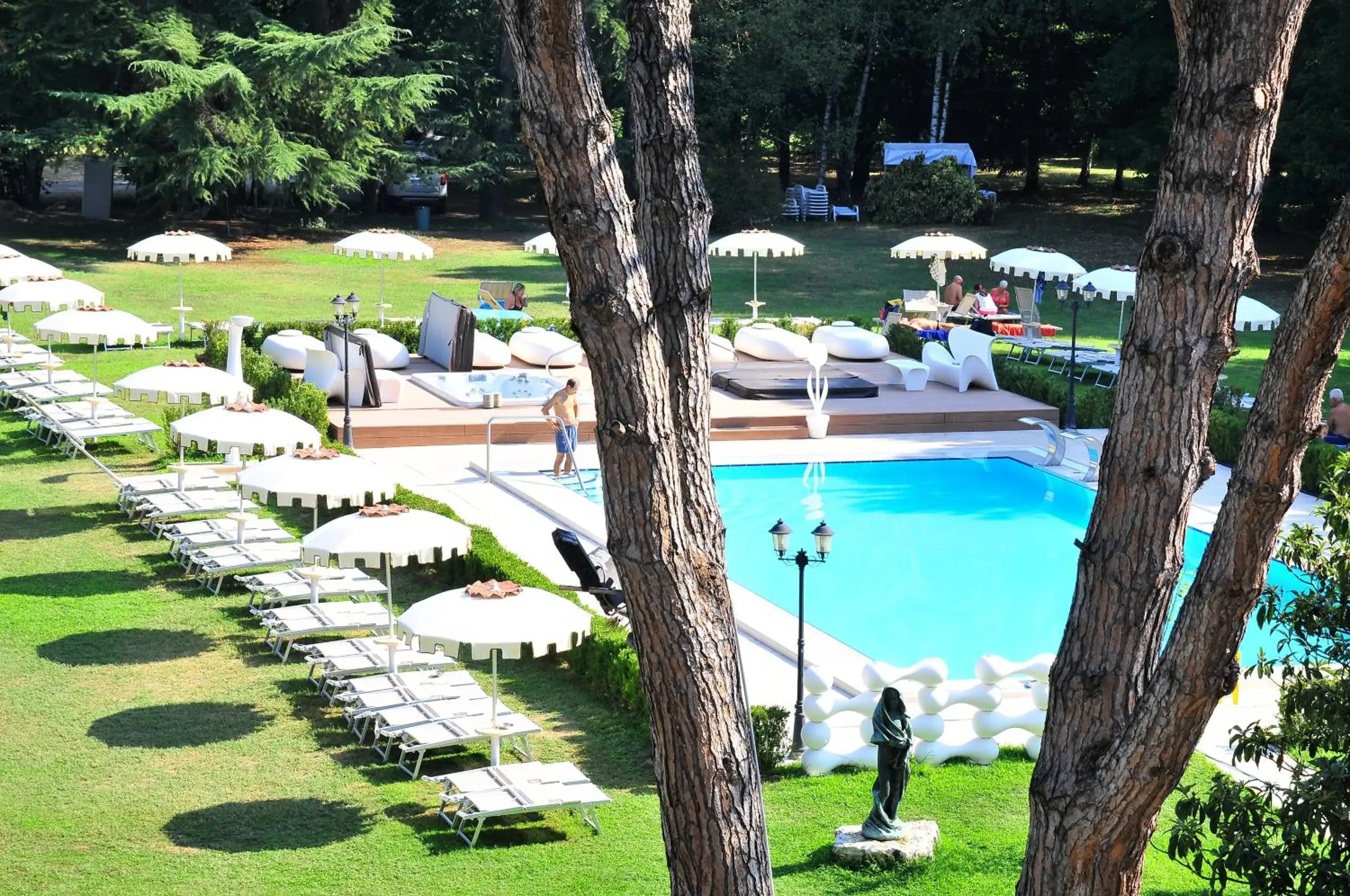 View (from property/room), Pool View in Park Hotel Villa Giustinian