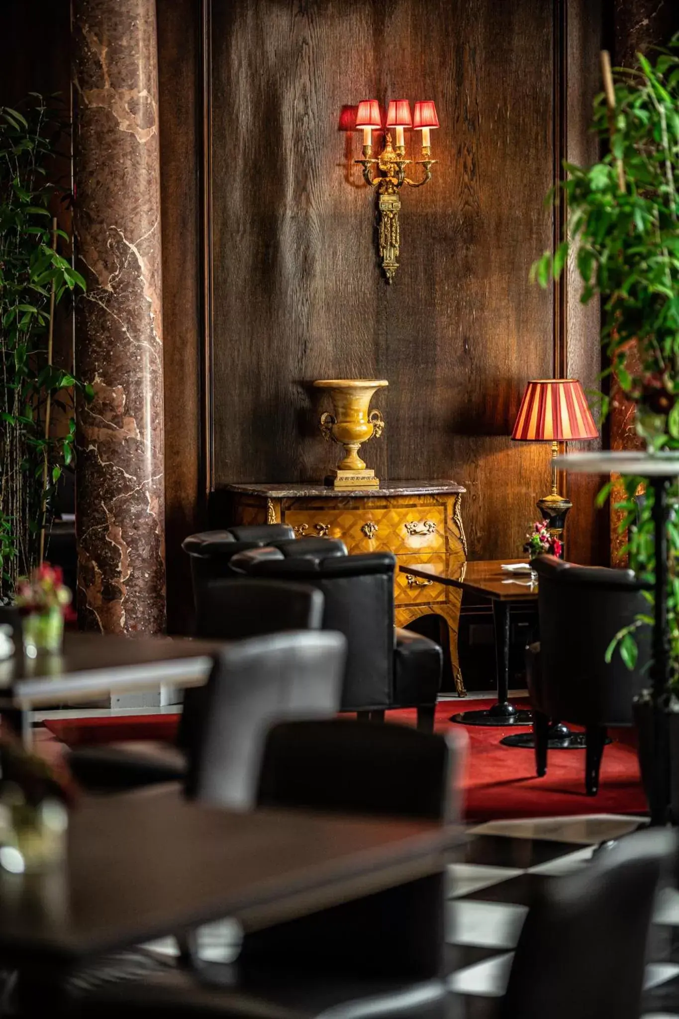 Lounge or bar, Restaurant/Places to Eat in Grand Hotel National Luzern