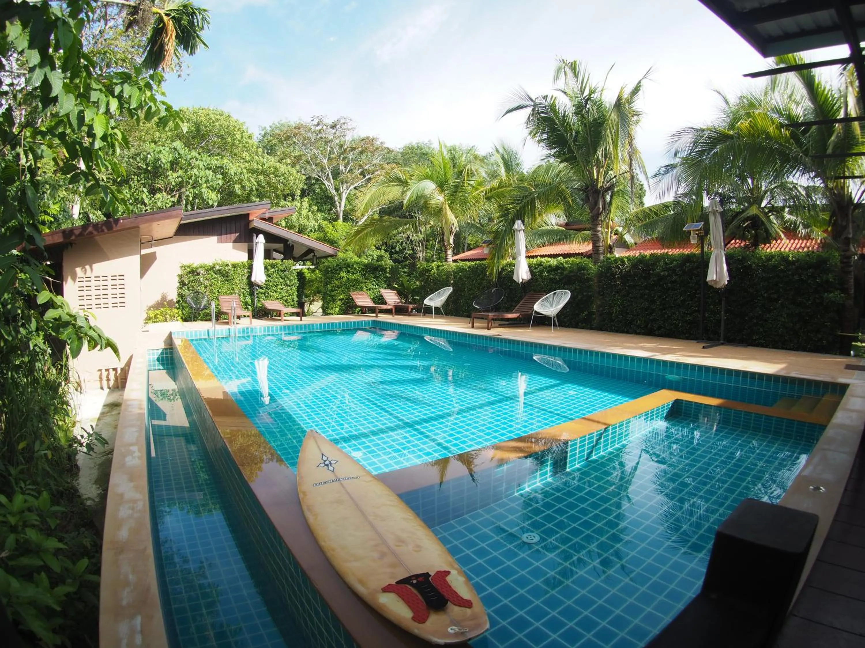 Swimming pool in Baan Suan Rim Klong Resort
