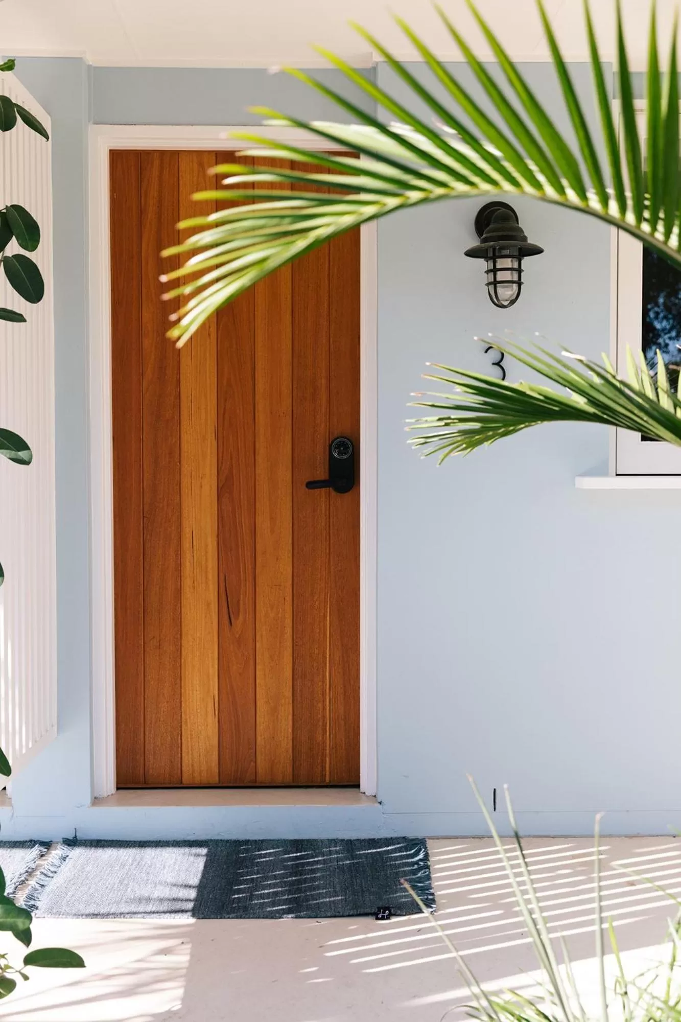 Garden in The Blue Water Motel