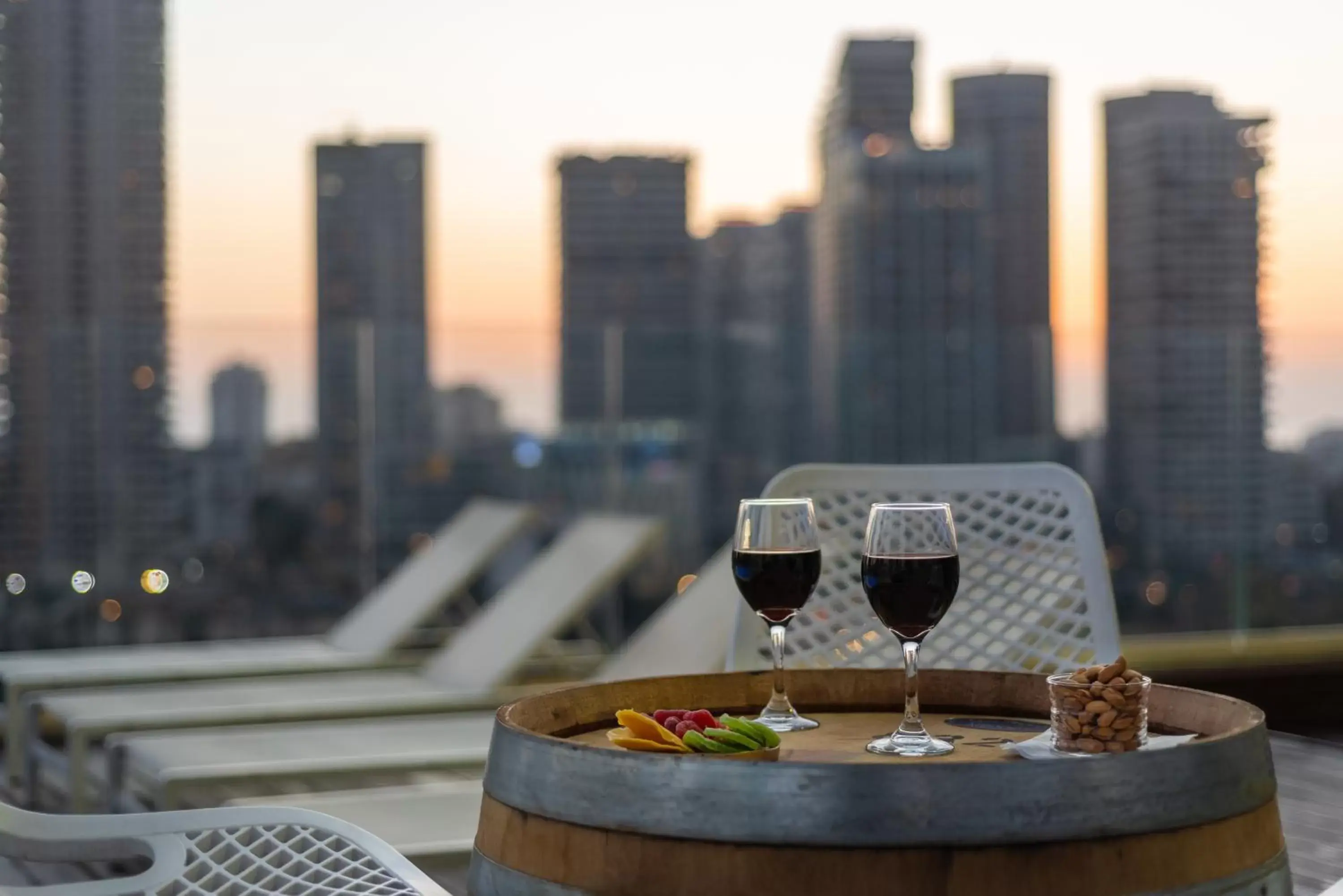 Pool view in Hotel Indigo Tel Aviv - Diamond District, an IHG Hotel