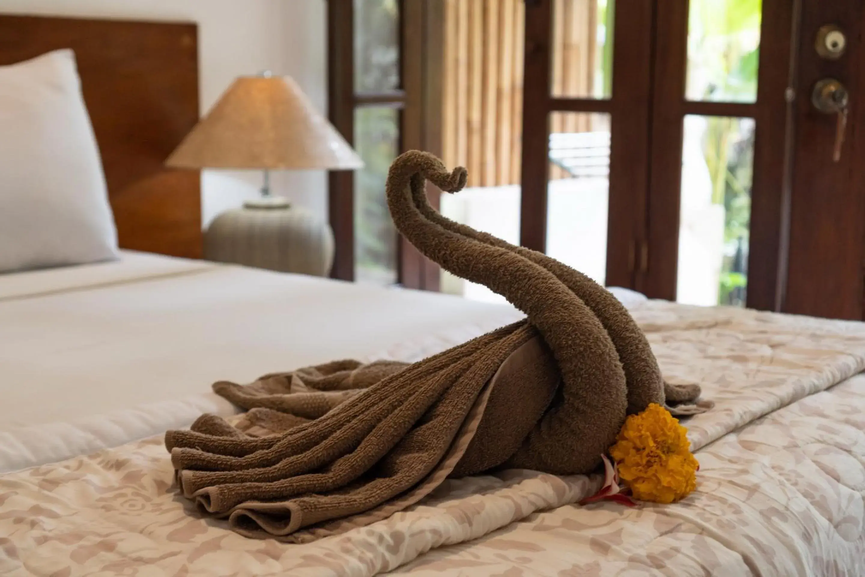 Bed in Padma Ubud Retreat