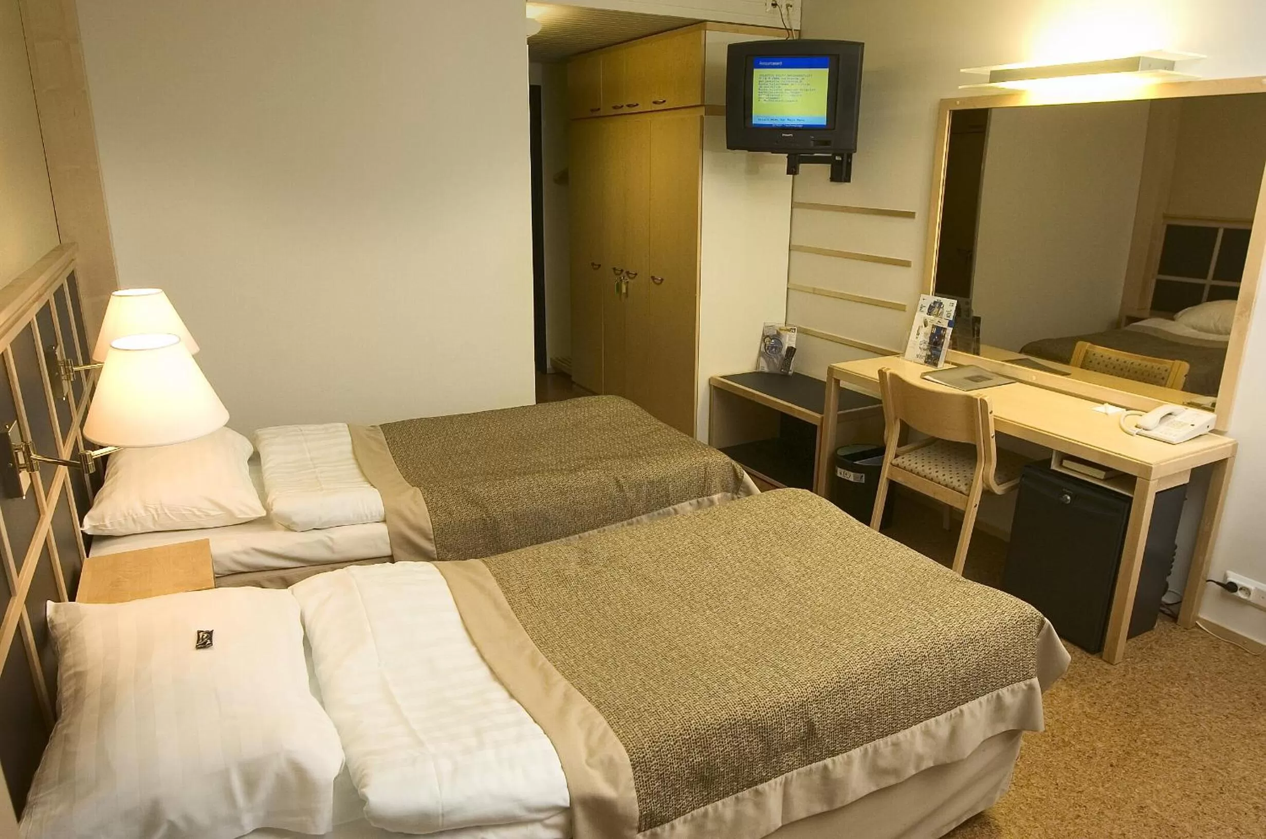 Bed in Finlandia Hotel Imatran Kylpylä Spa