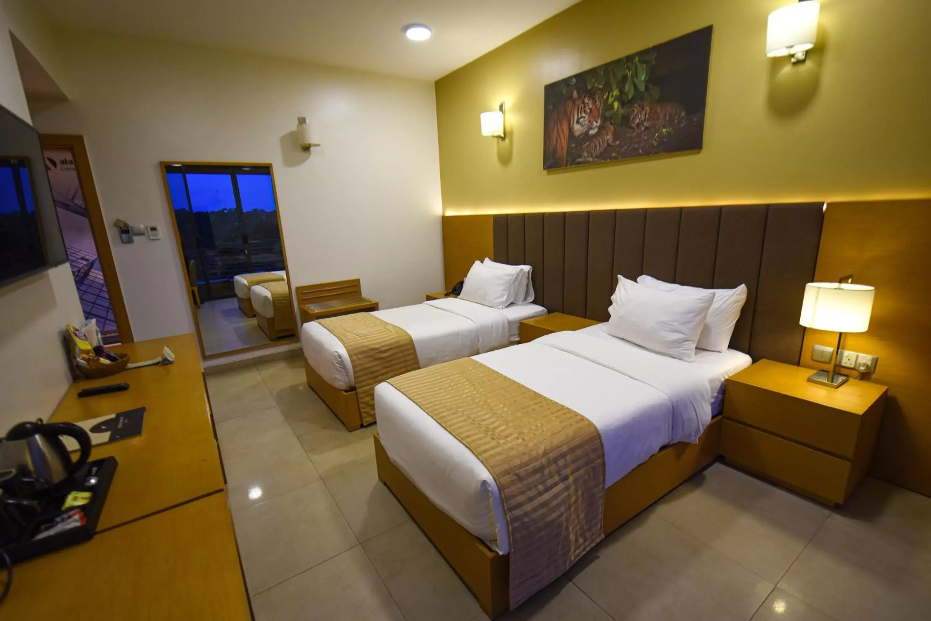 Bed in K Hotels Entebbe