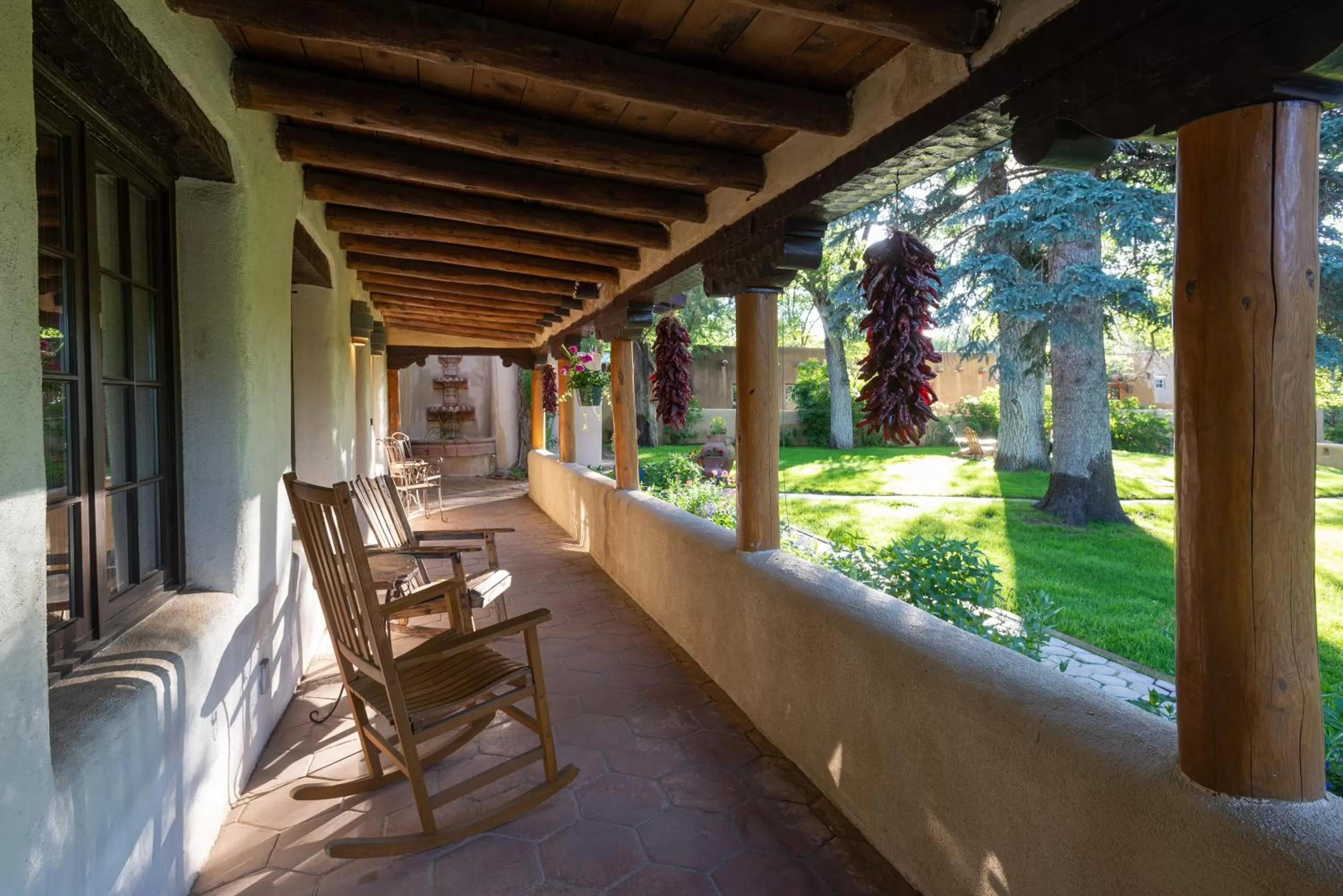 Patio in Inn on La Loma Plaza
