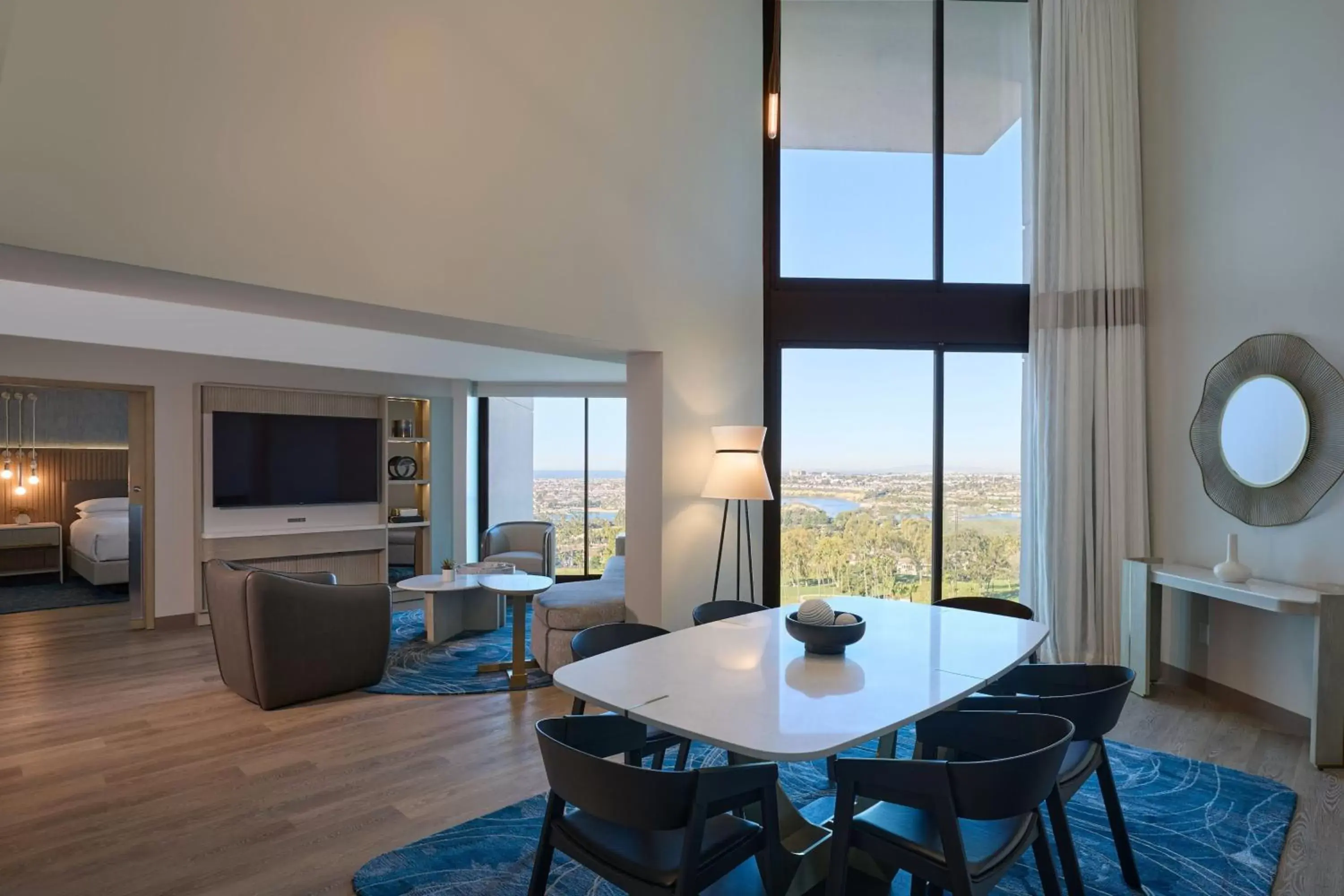 Bedroom, Dining Area in VEA Newport Beach, a Marriott Resort & Spa