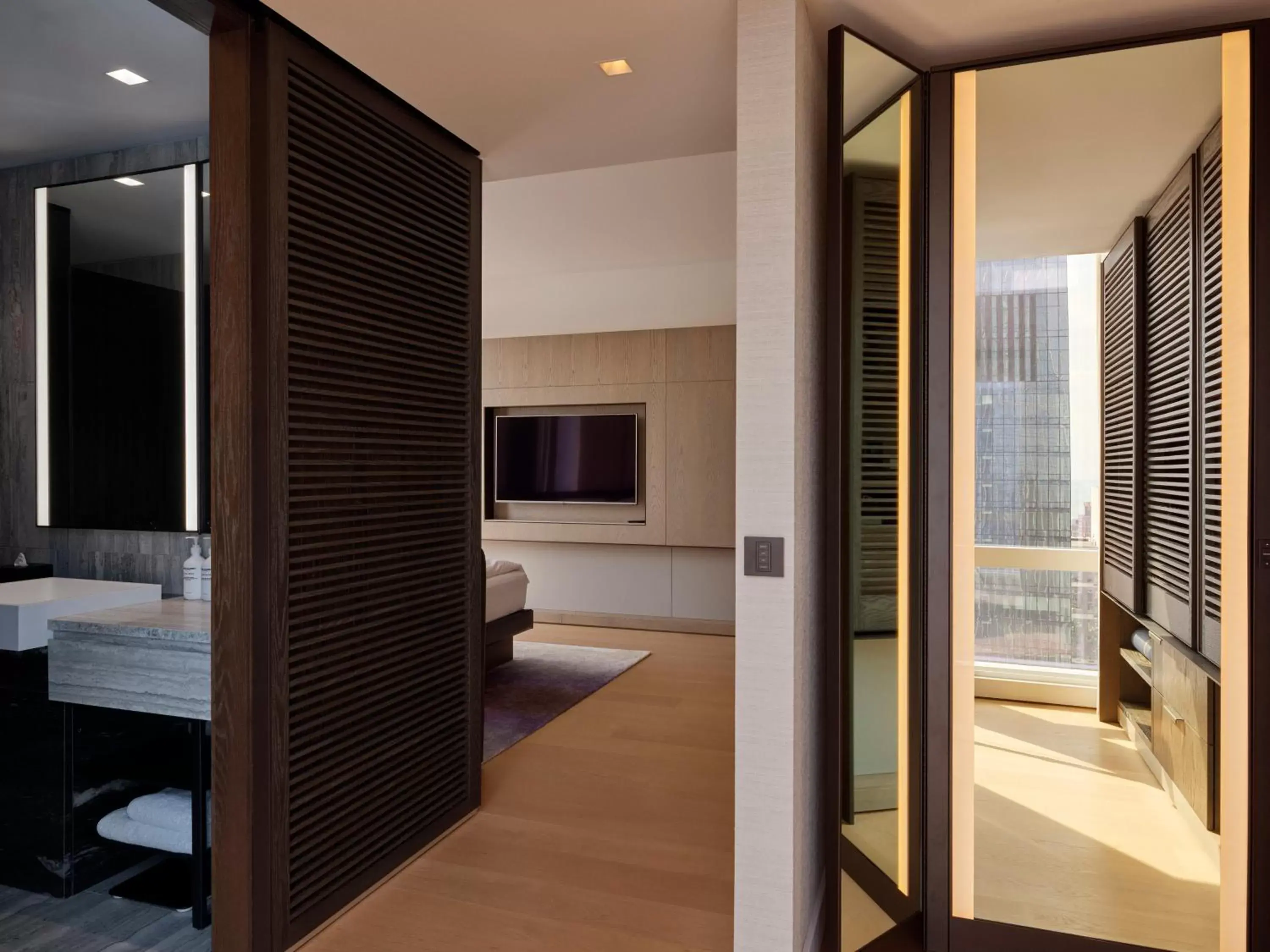 Photo of the whole room, TV/Entertainment Center in Equinox Hotel Hudson Yards New York City