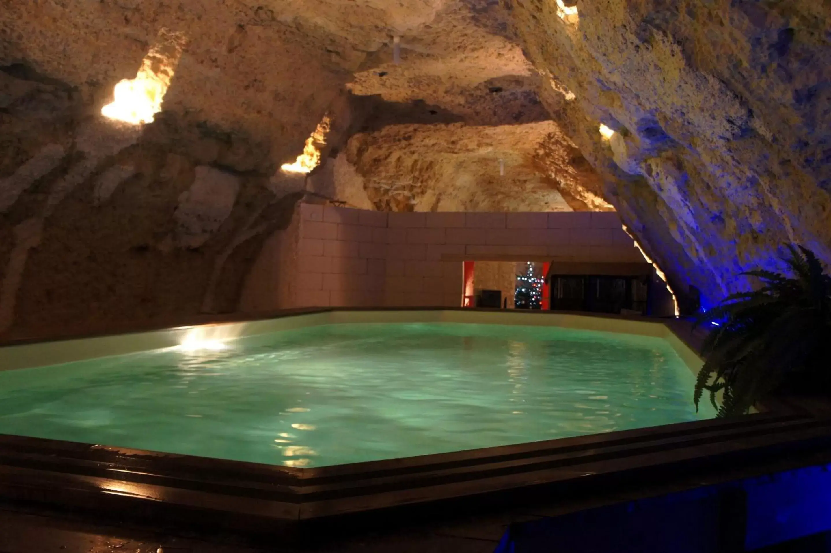 Swimming Pool in Chambres d'Hôtes Troglodytes Le Clos de L'Hermitage