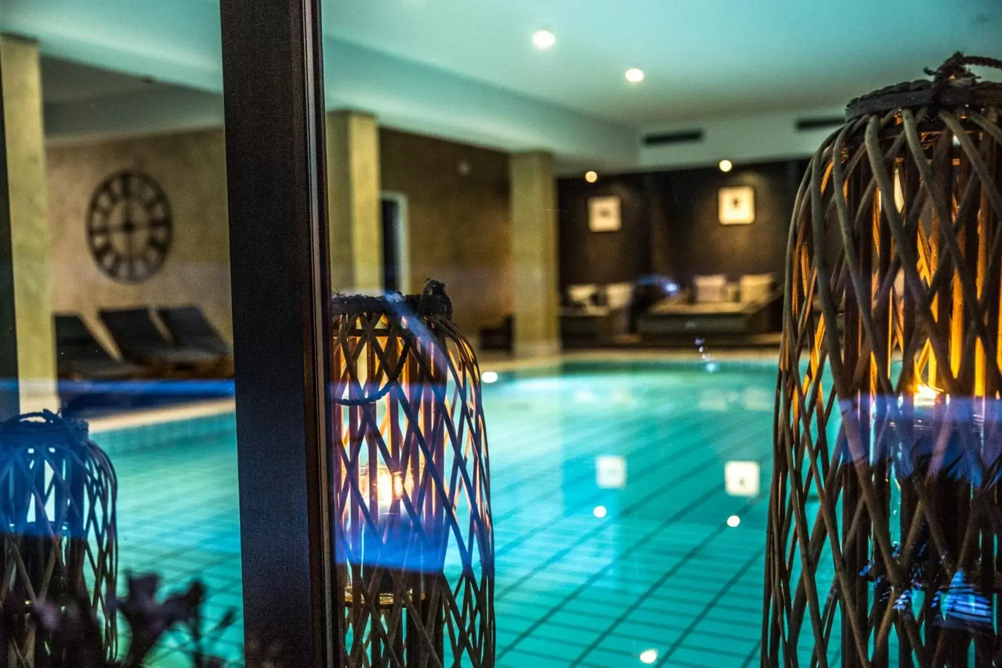 Spa and wellness centre/facilities, Swimming Pool in Das Aunhamer Suite & Spa Hotel