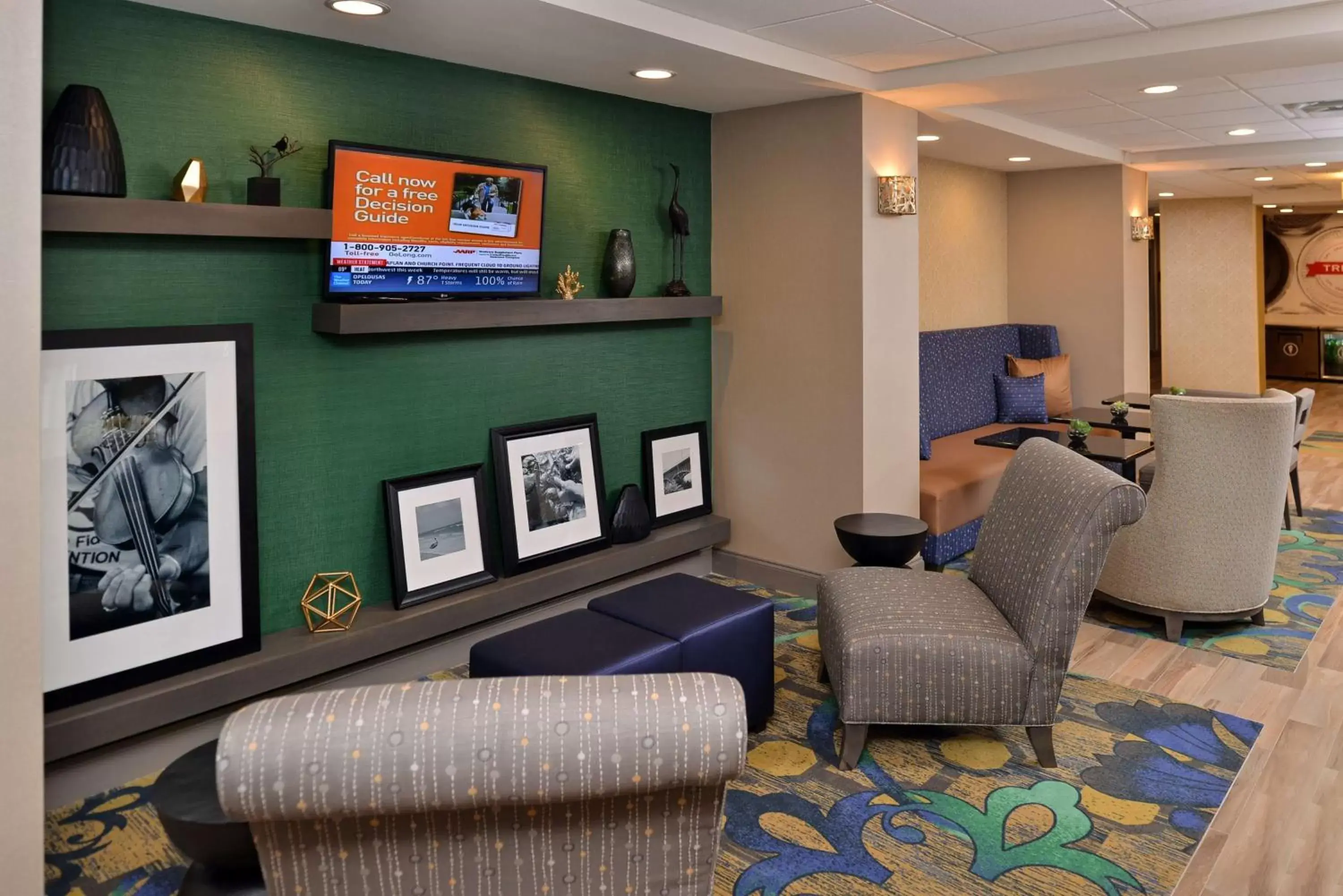 Lobby or reception in Hampton Inn Broussard-Lafayette