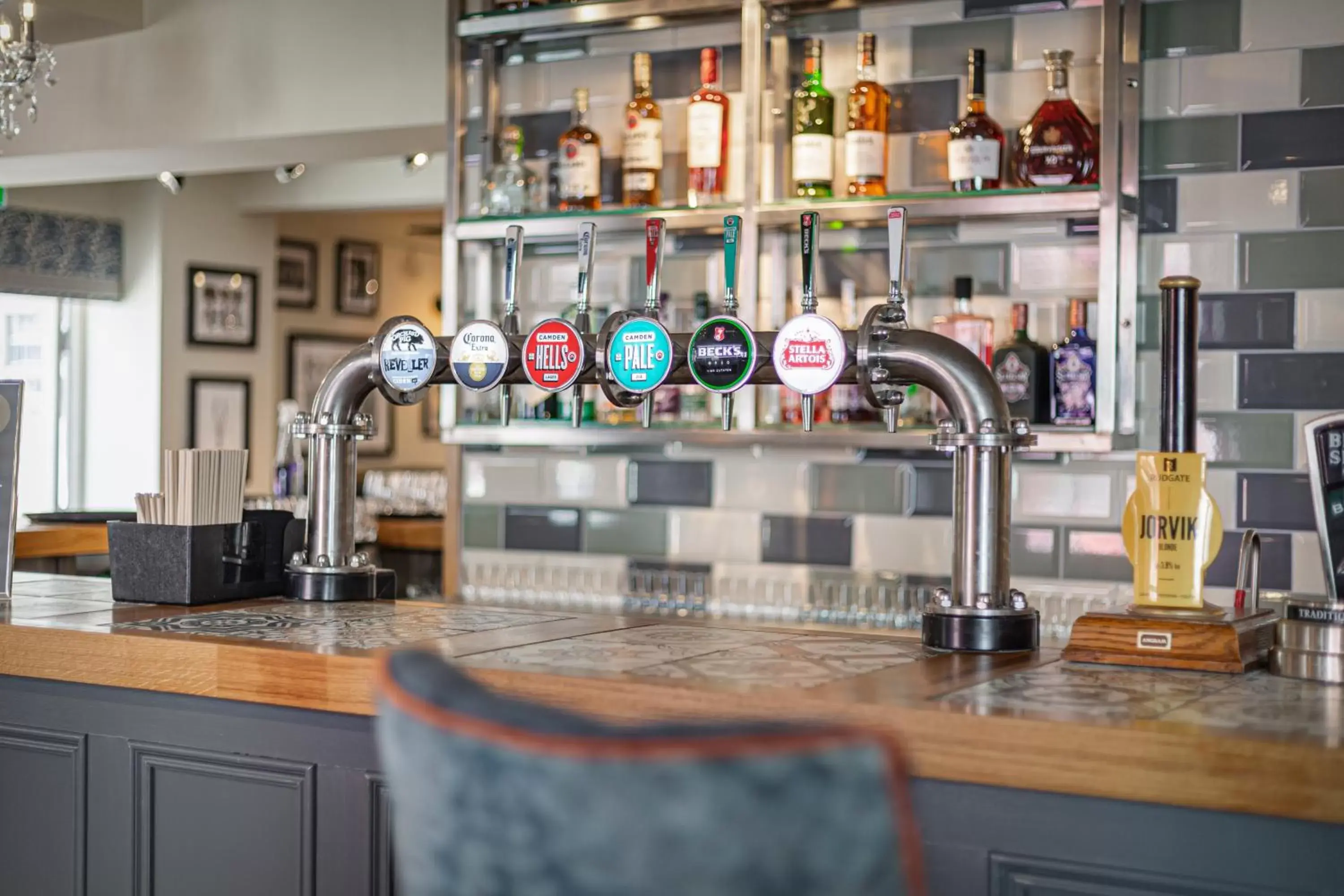Lounge or bar in The Crown Hotel, Boroughbridge, North Yorkshire