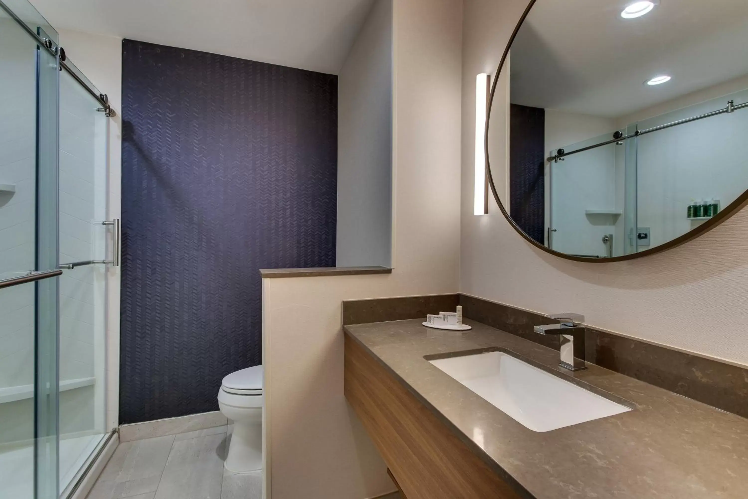 Bathroom in Fairfield Inn and Suites by Marriott Houston Brookhollow