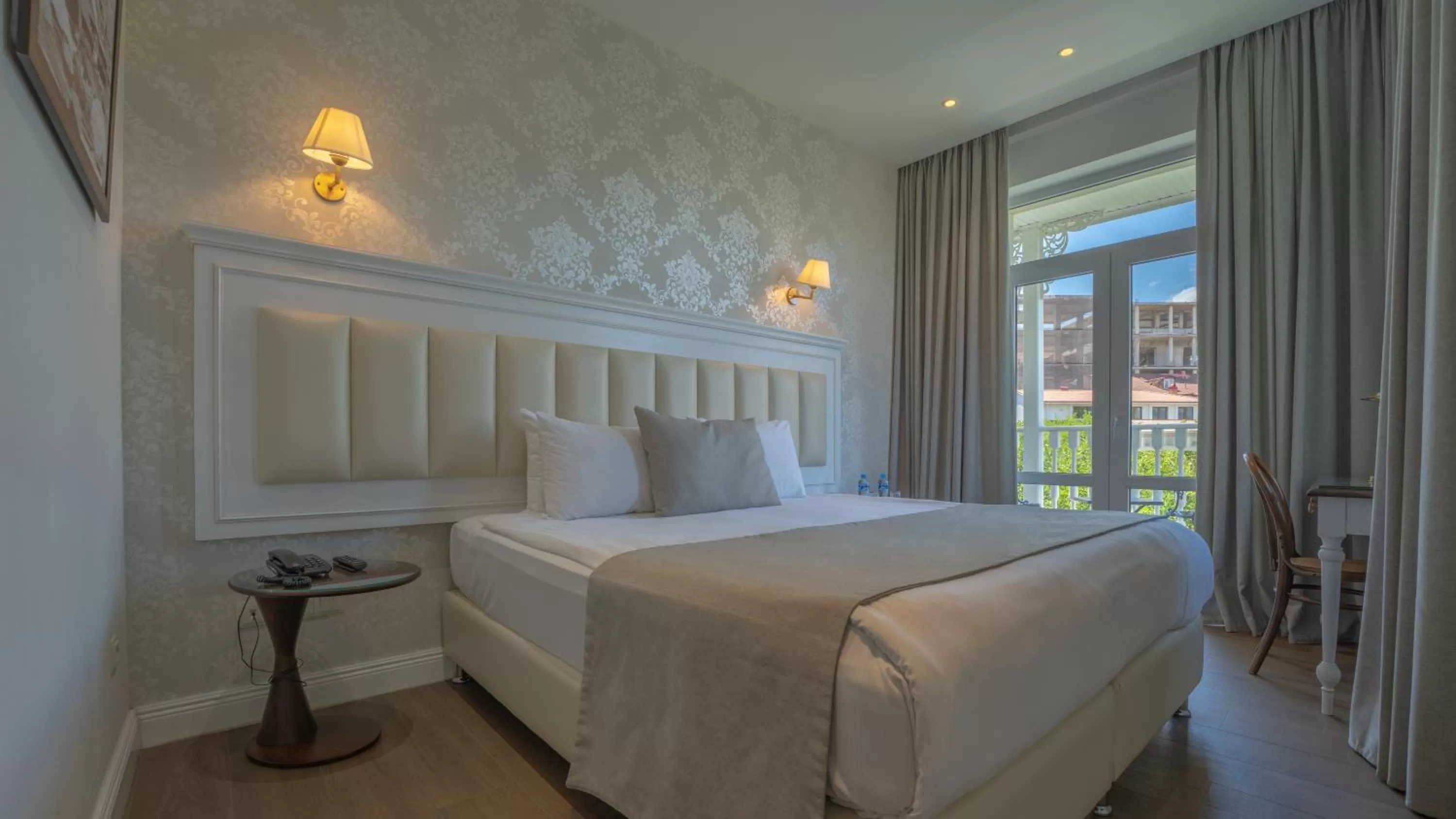 Bed in Hotel Passport Tbilisi