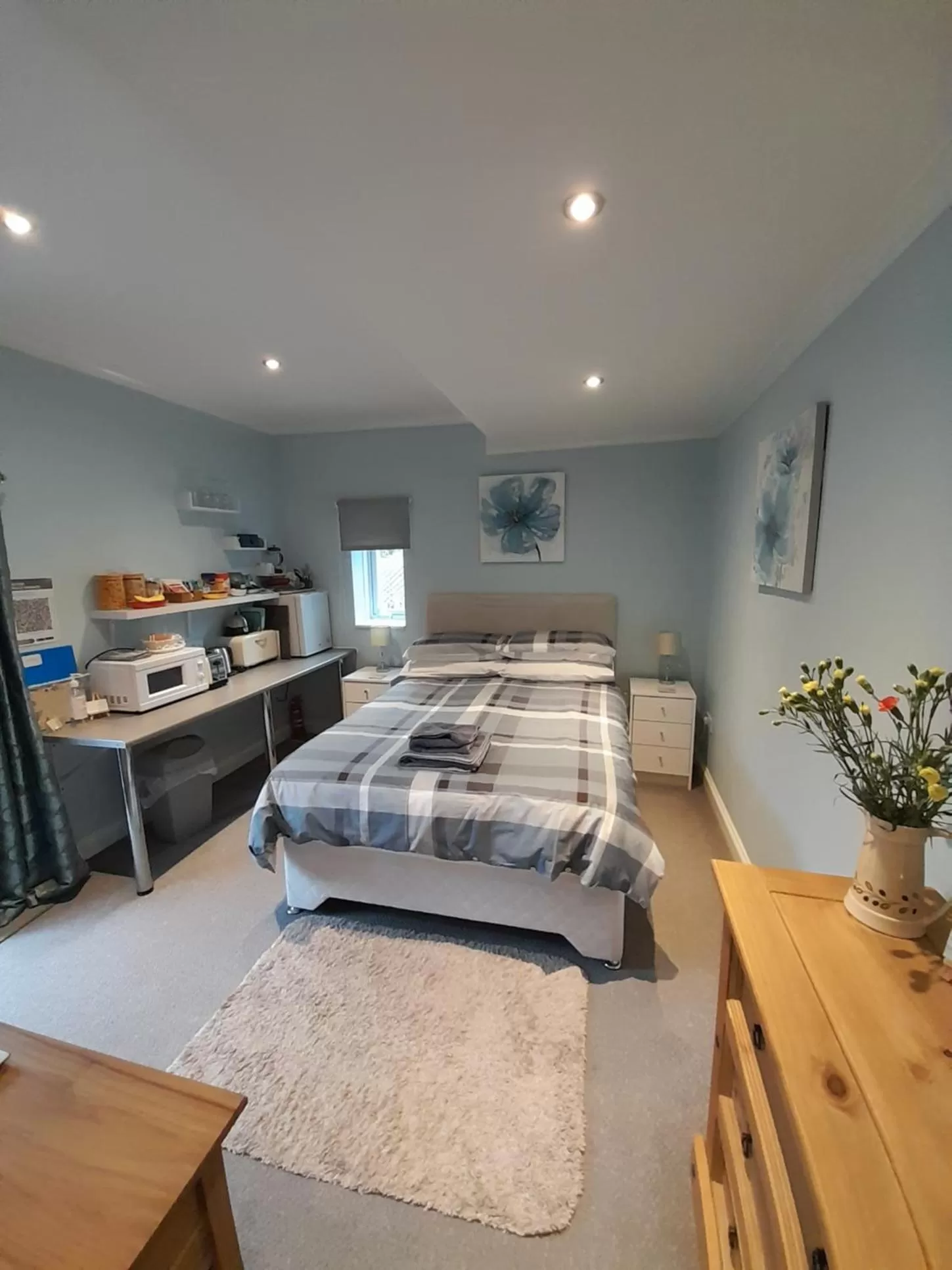 Bed in Santi Bhavana Bed & Breakfast