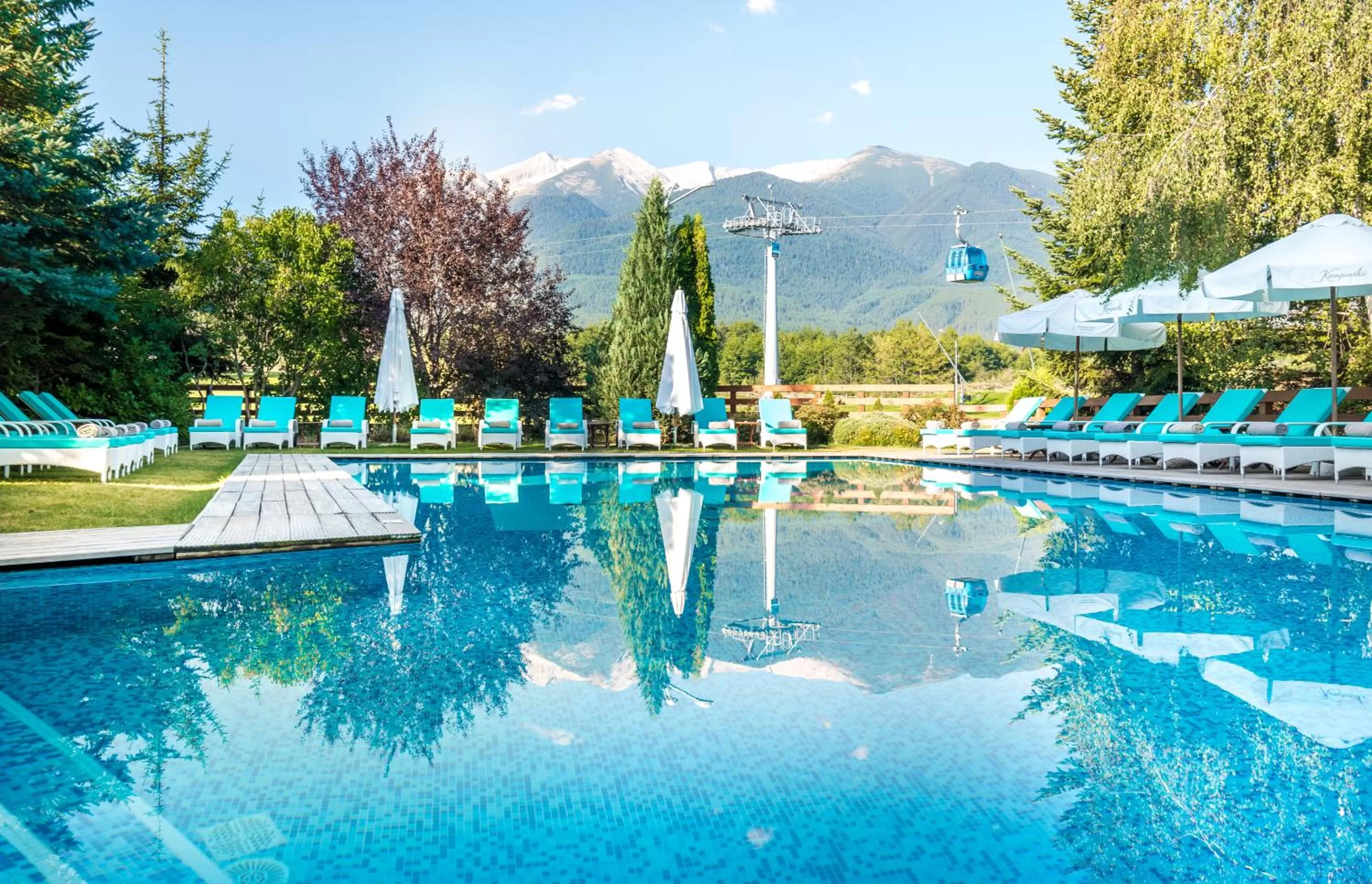 Swimming pool in Kempinski Hotel Grand Arena Bansko