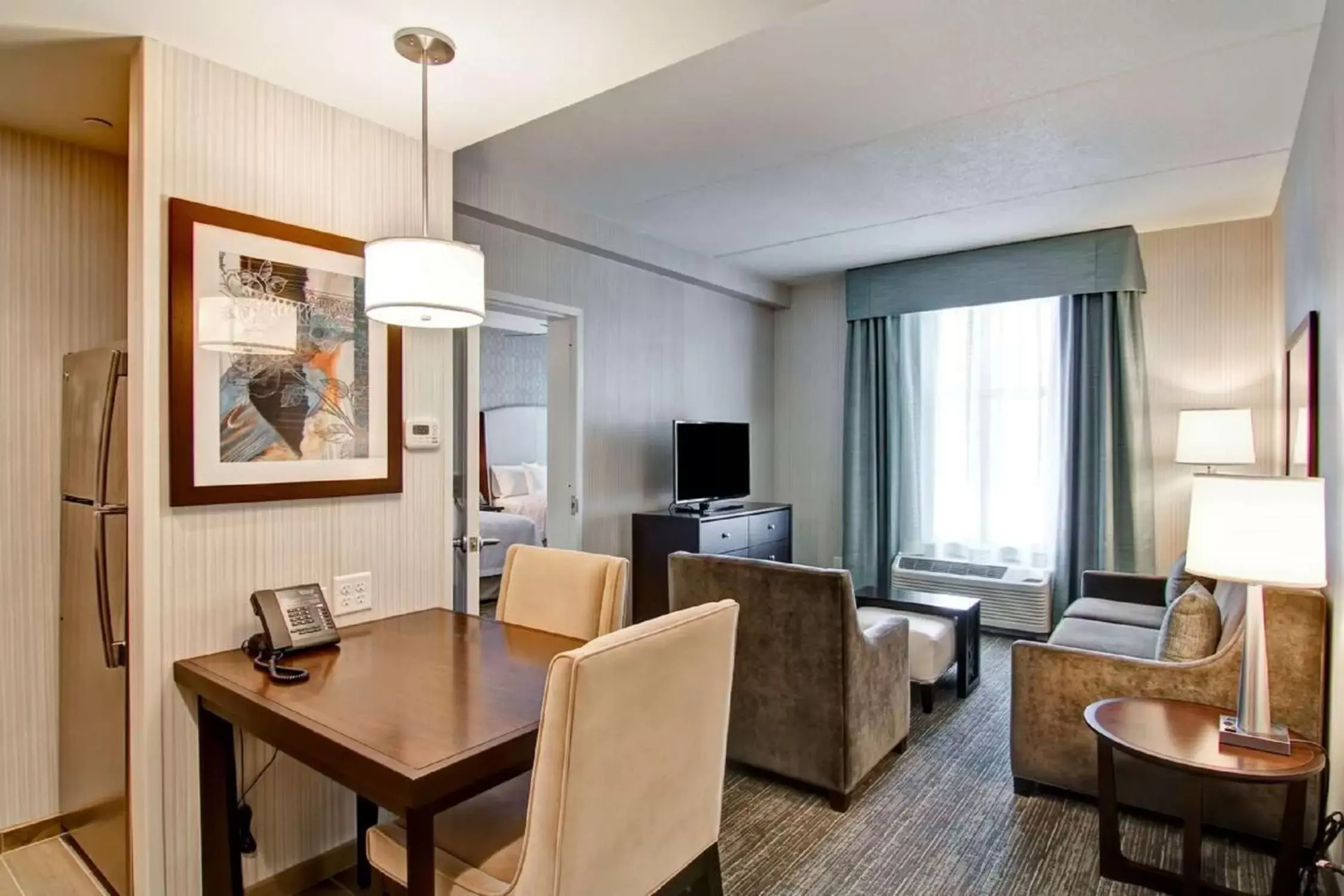 Living room, Seating Area in Homewood Suites By Hilton Clifton Park