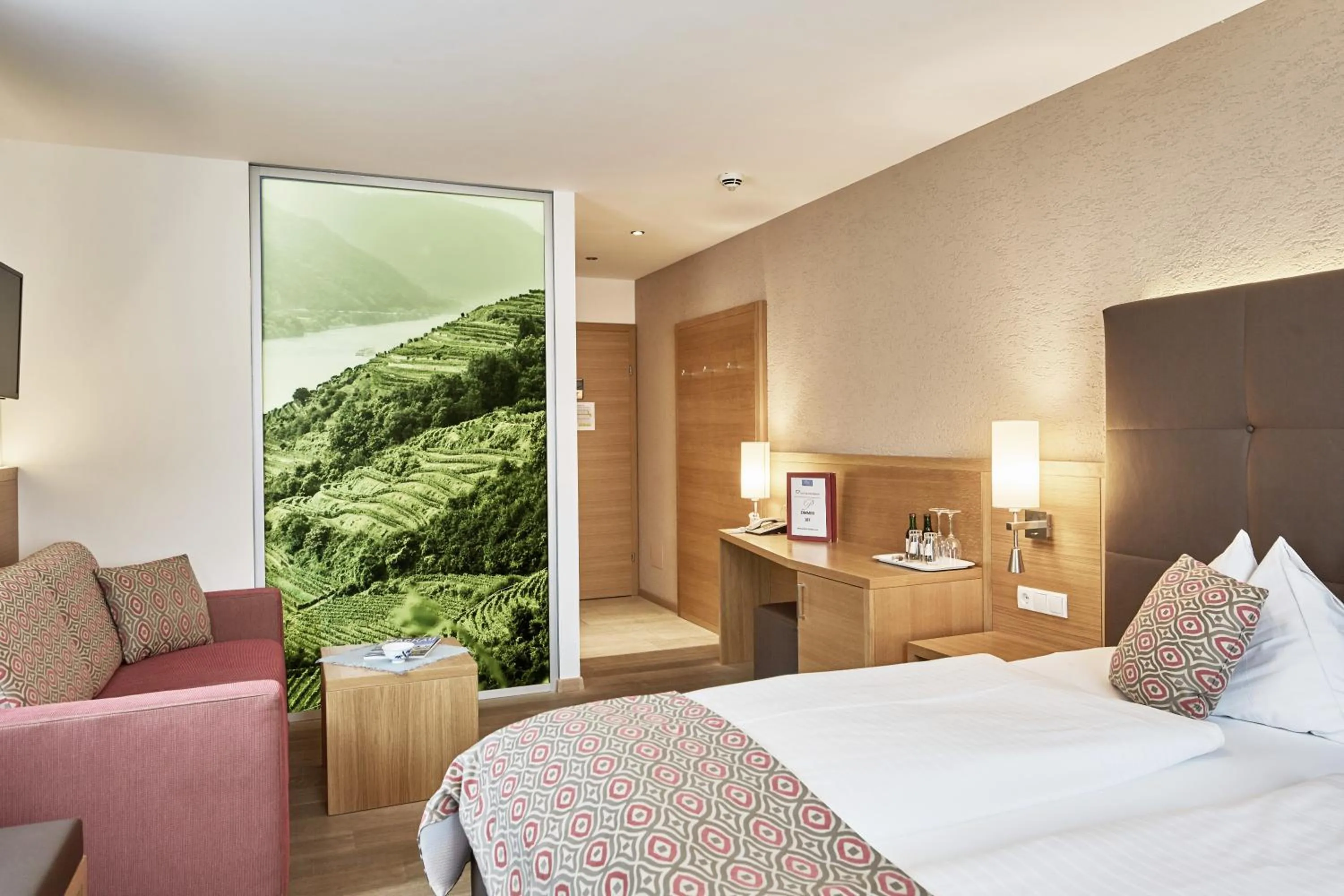 Photo of the whole room, Bed in Hotel Donauhof