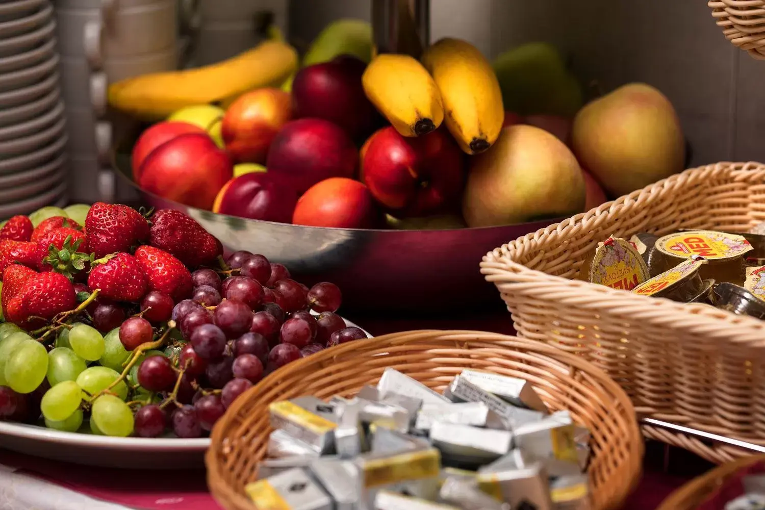 Breakfast, Food in Hotel Roma Prague