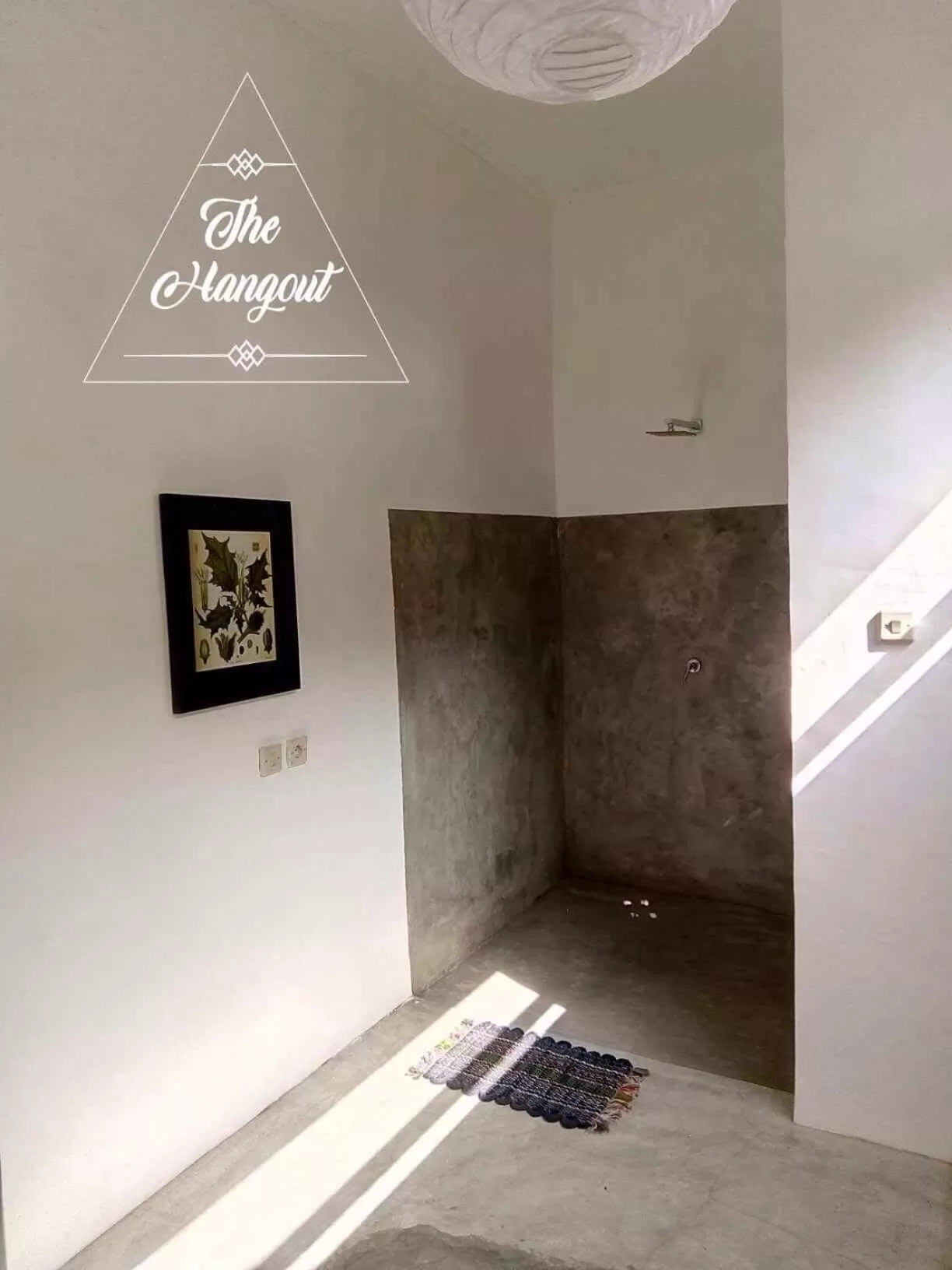 Shower in Café des Arts Gili Air