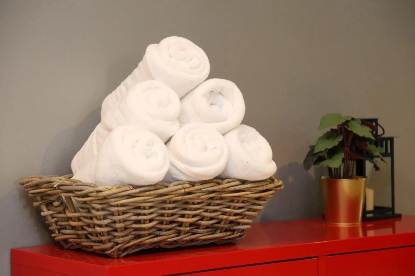 towels in Miracle Suvarnabhumi Airport