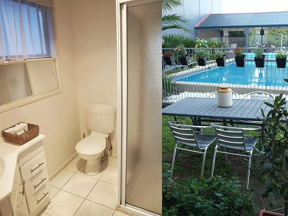 Toilet in Mornington Motel