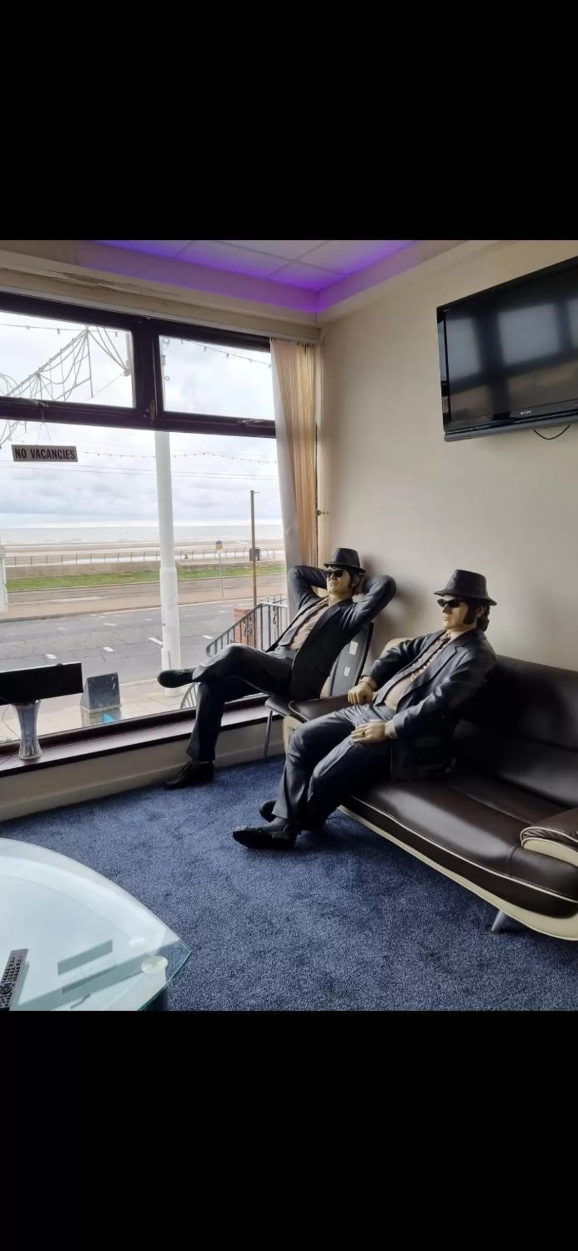 Living room in Funky Towers