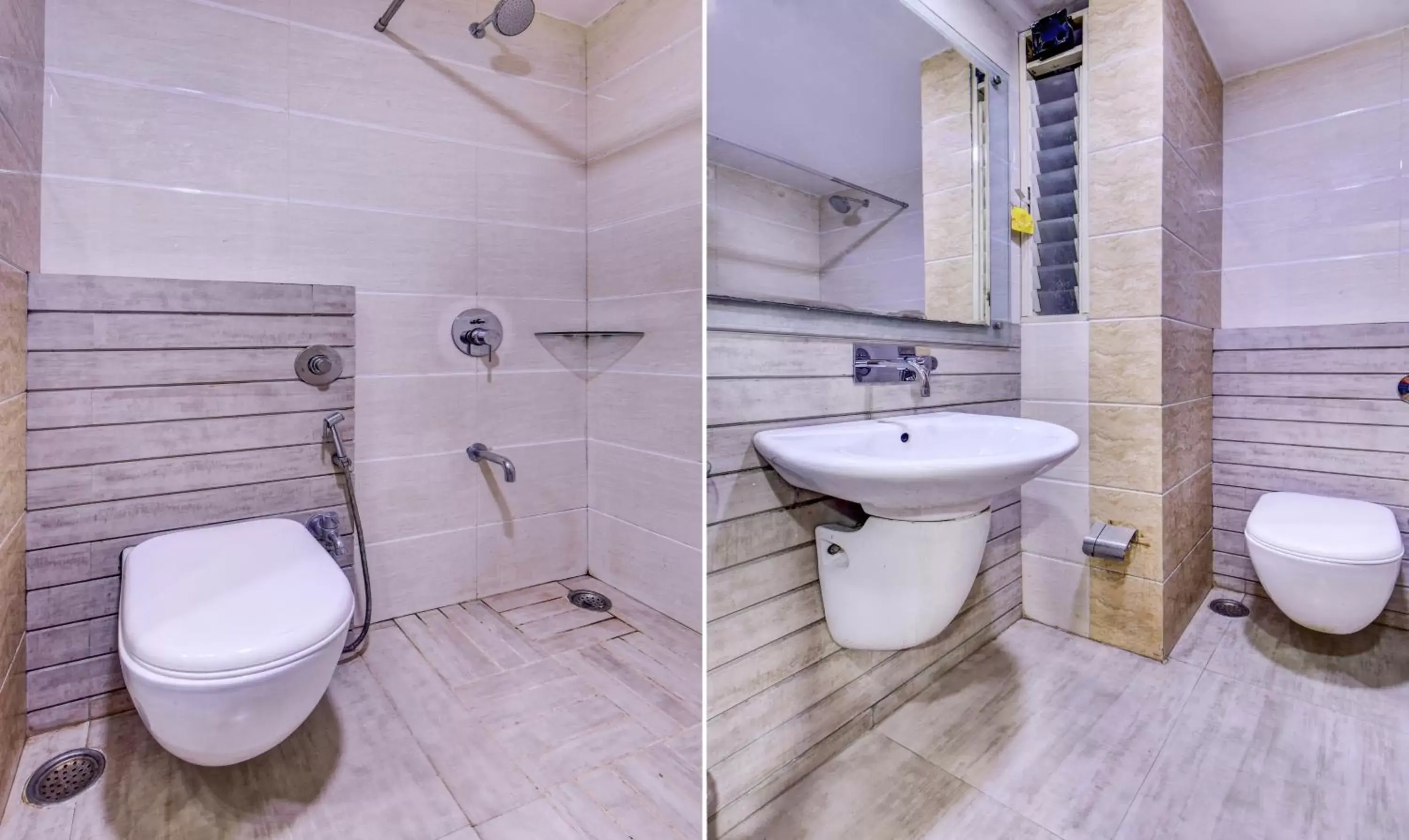 Bathroom in Treebo Trend Admiral Suites New Usmanpura