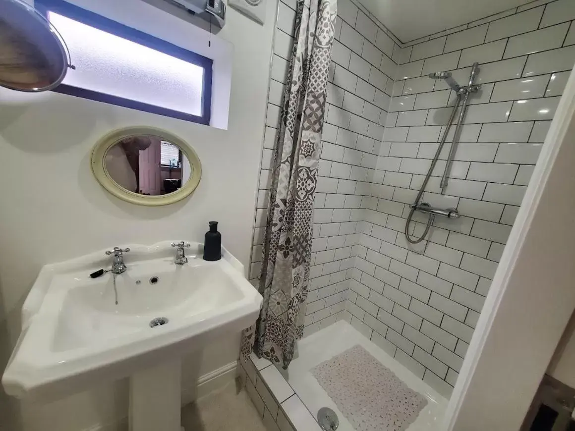 Shower, Bathroom in The Golden Ball Hotel