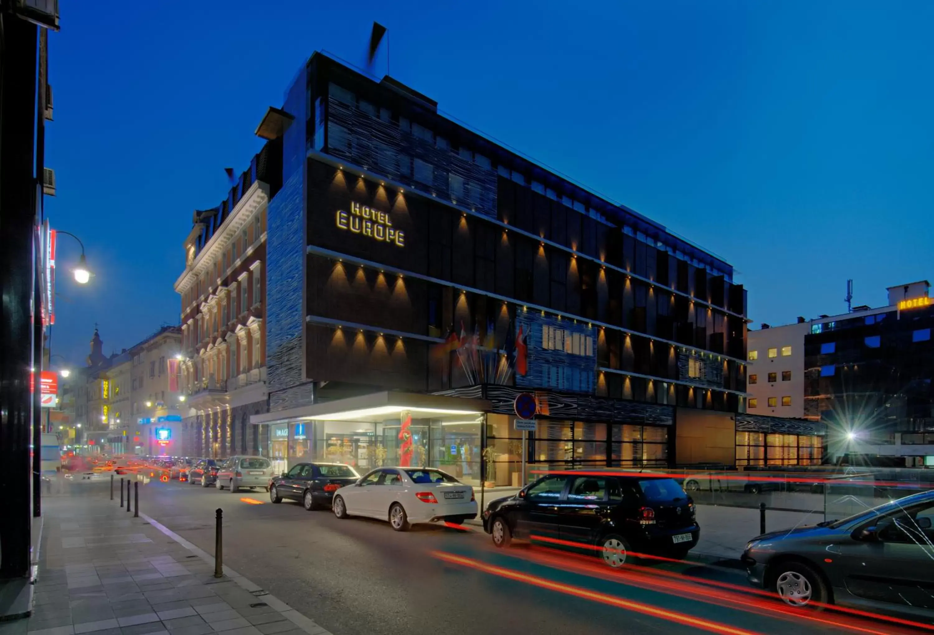 Facade/entrance, Property Building in Hotel Europe