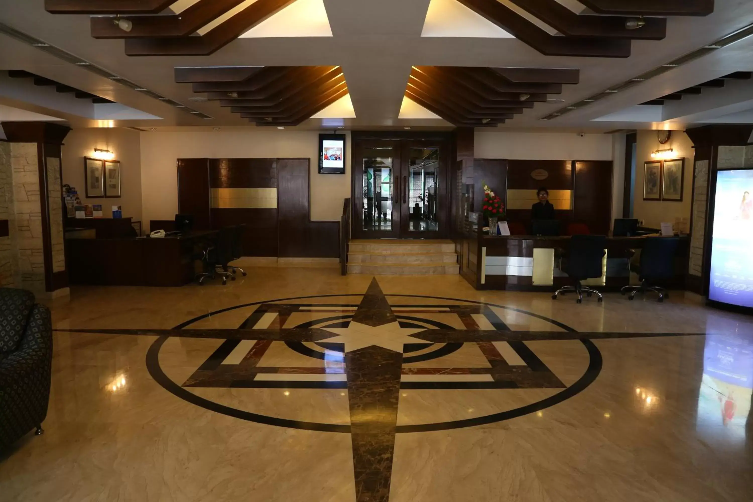 Lobby or reception in Sarovar Portico Rivera Ahmedabad