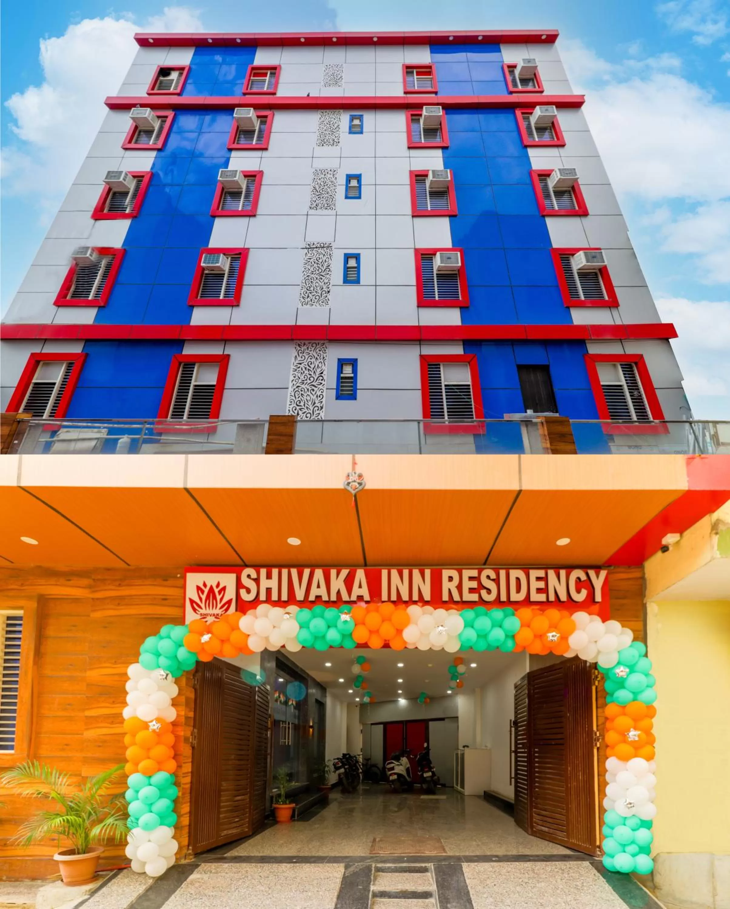 Facade/entrance in Airport Hotel Shivaka Inn