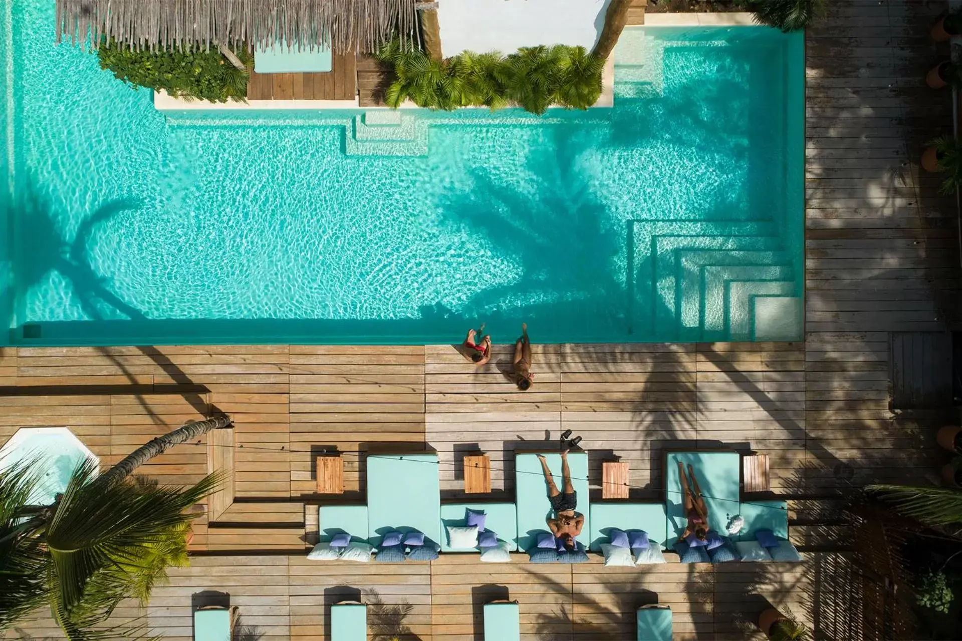 Swimming pool in Cabanas Tulum- Beach Hotel & Spa