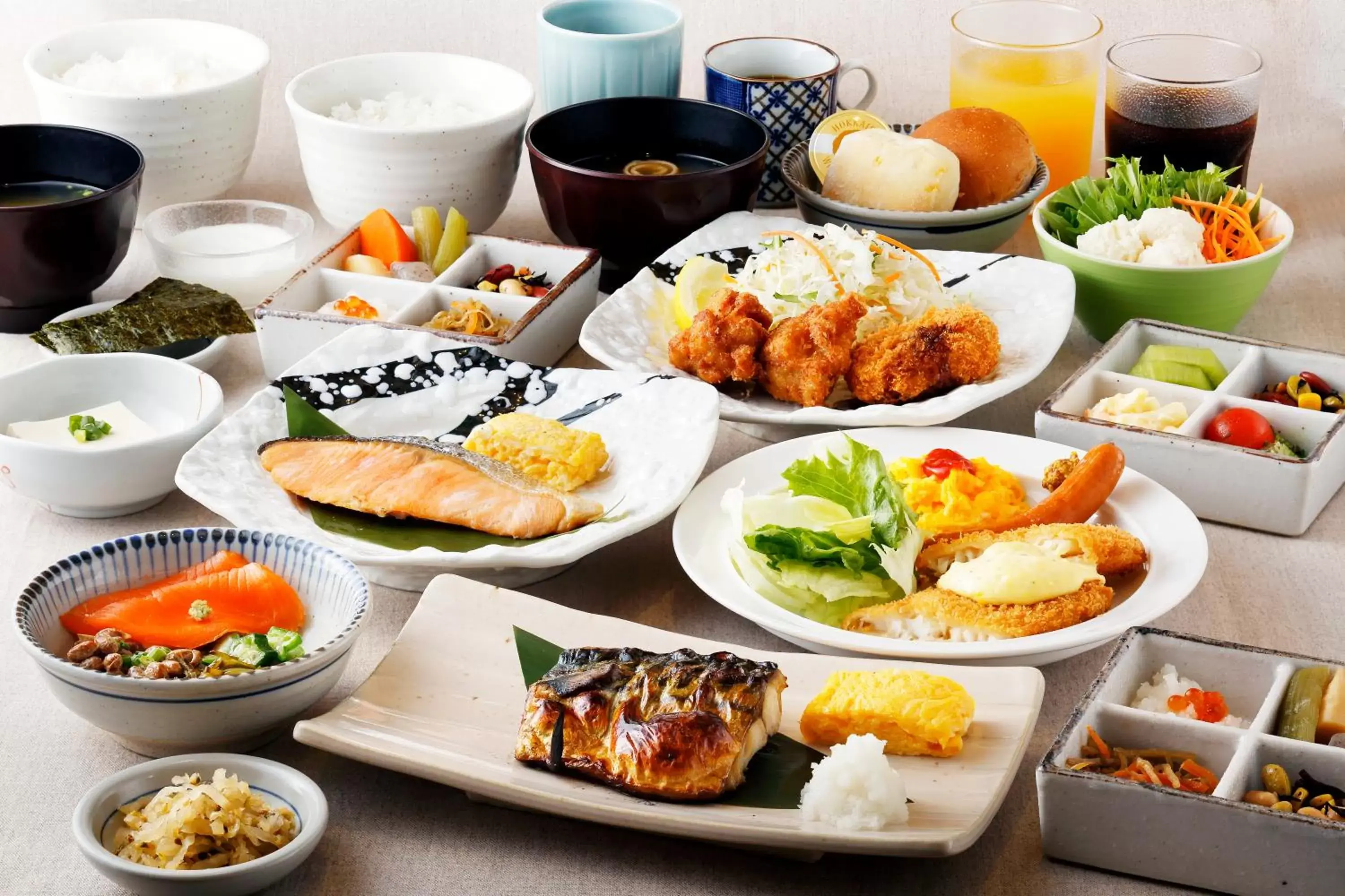 Breakfast in JR Inn Sapporo-eki Minami-guchi