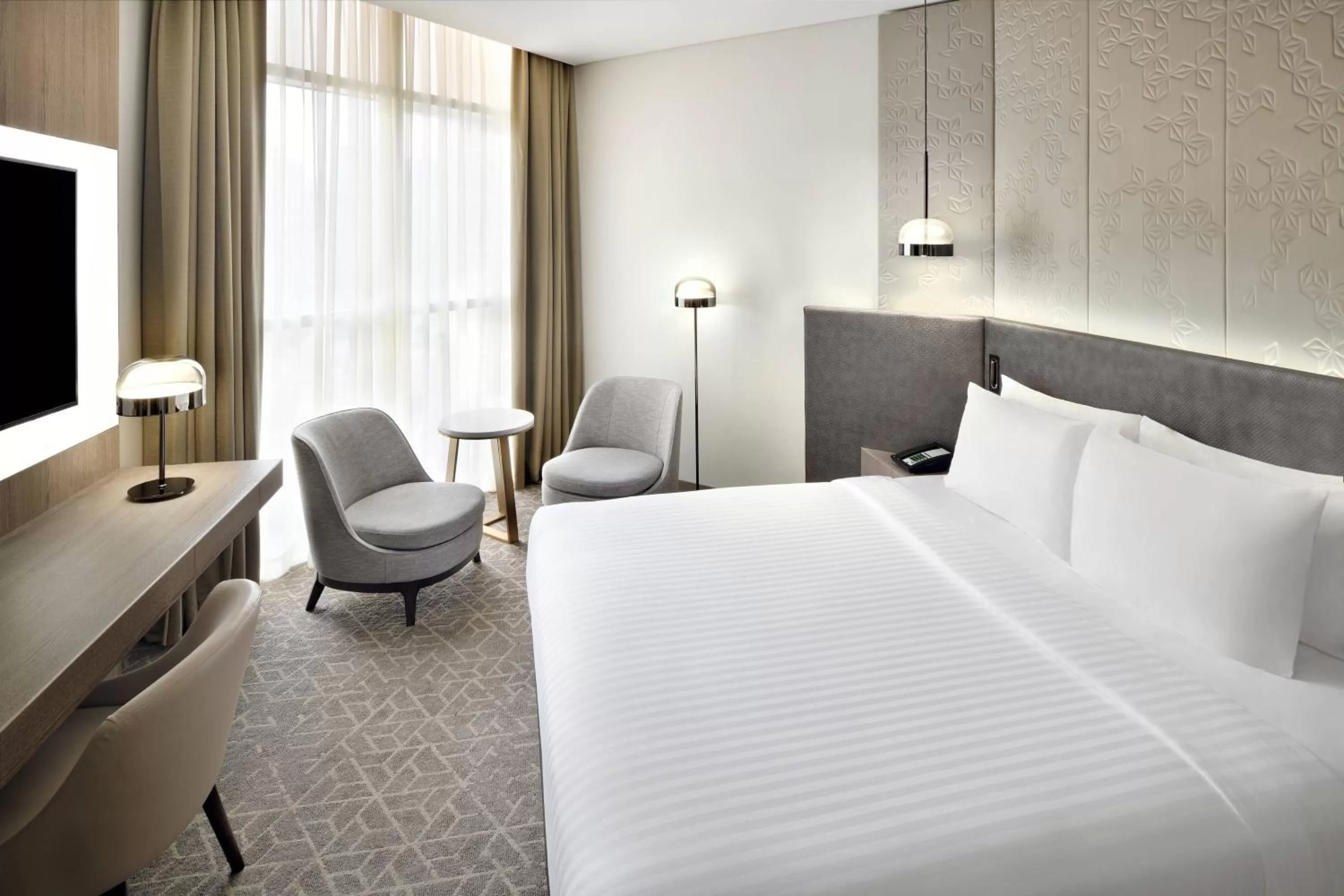 Photo of the whole room, Bed in Courtyard by Marriott Dubai, Al Barsha