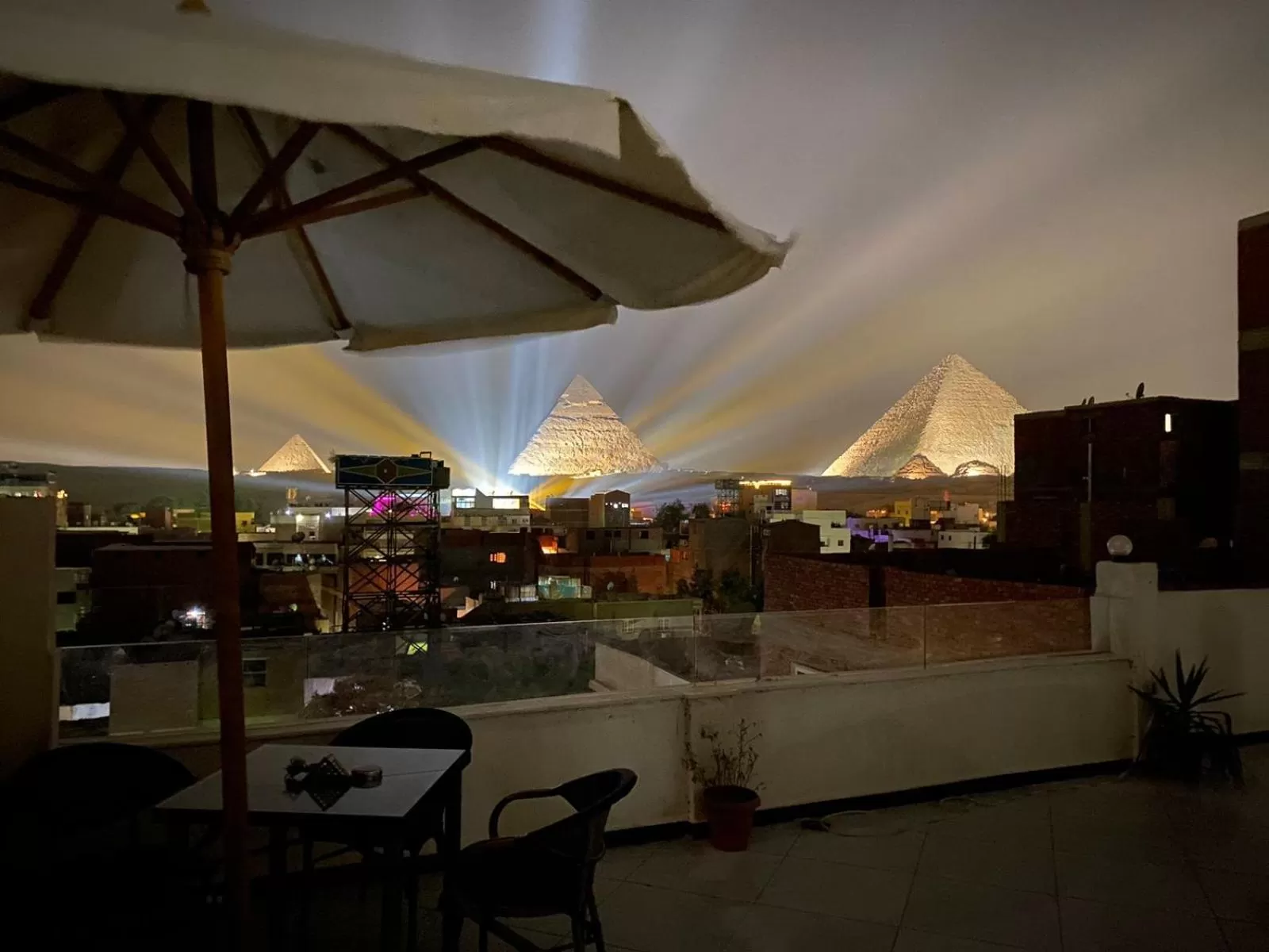 Night, Restaurant/Places to Eat in Eagles Pyramids View