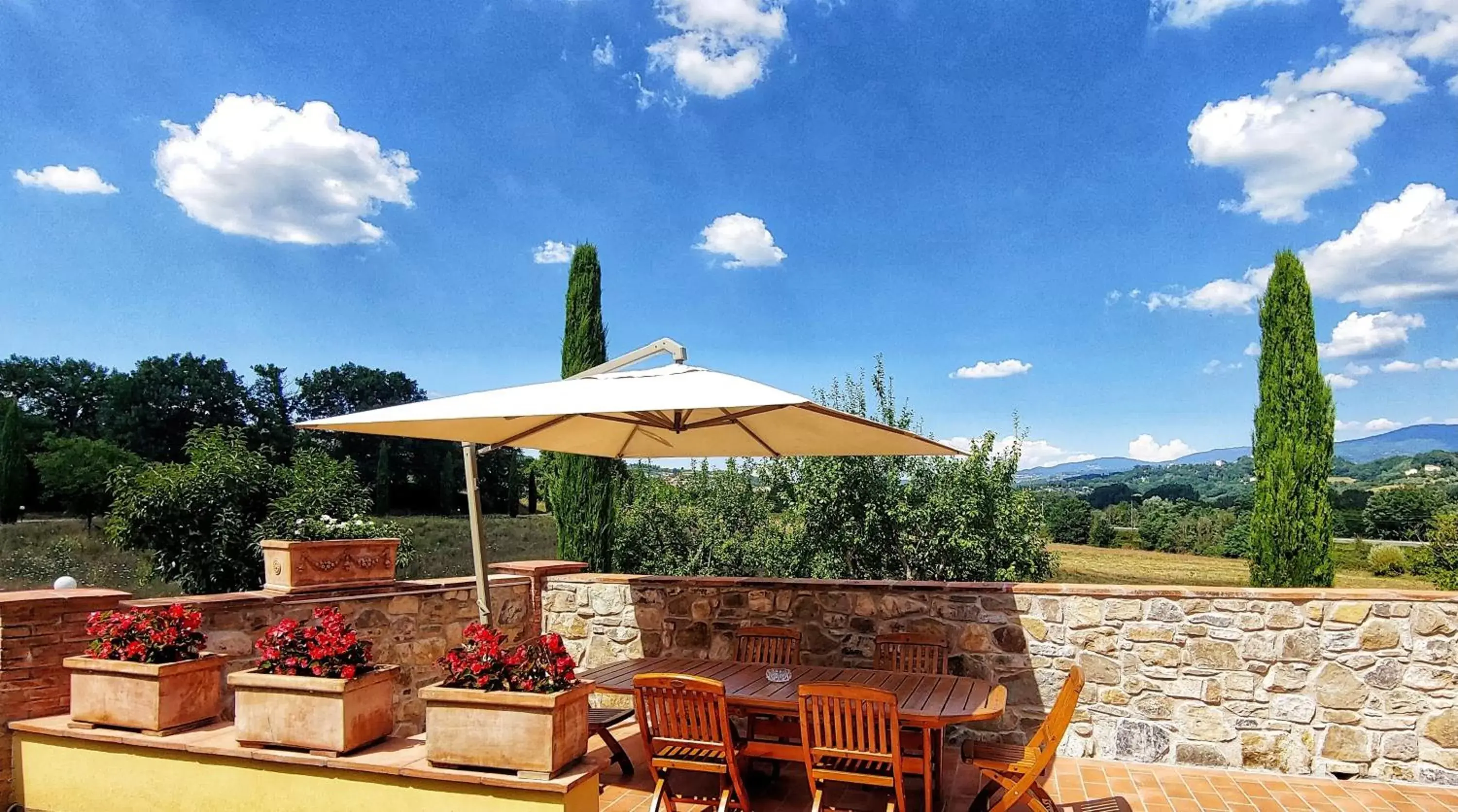 Patio in Torrebianca Tuscany