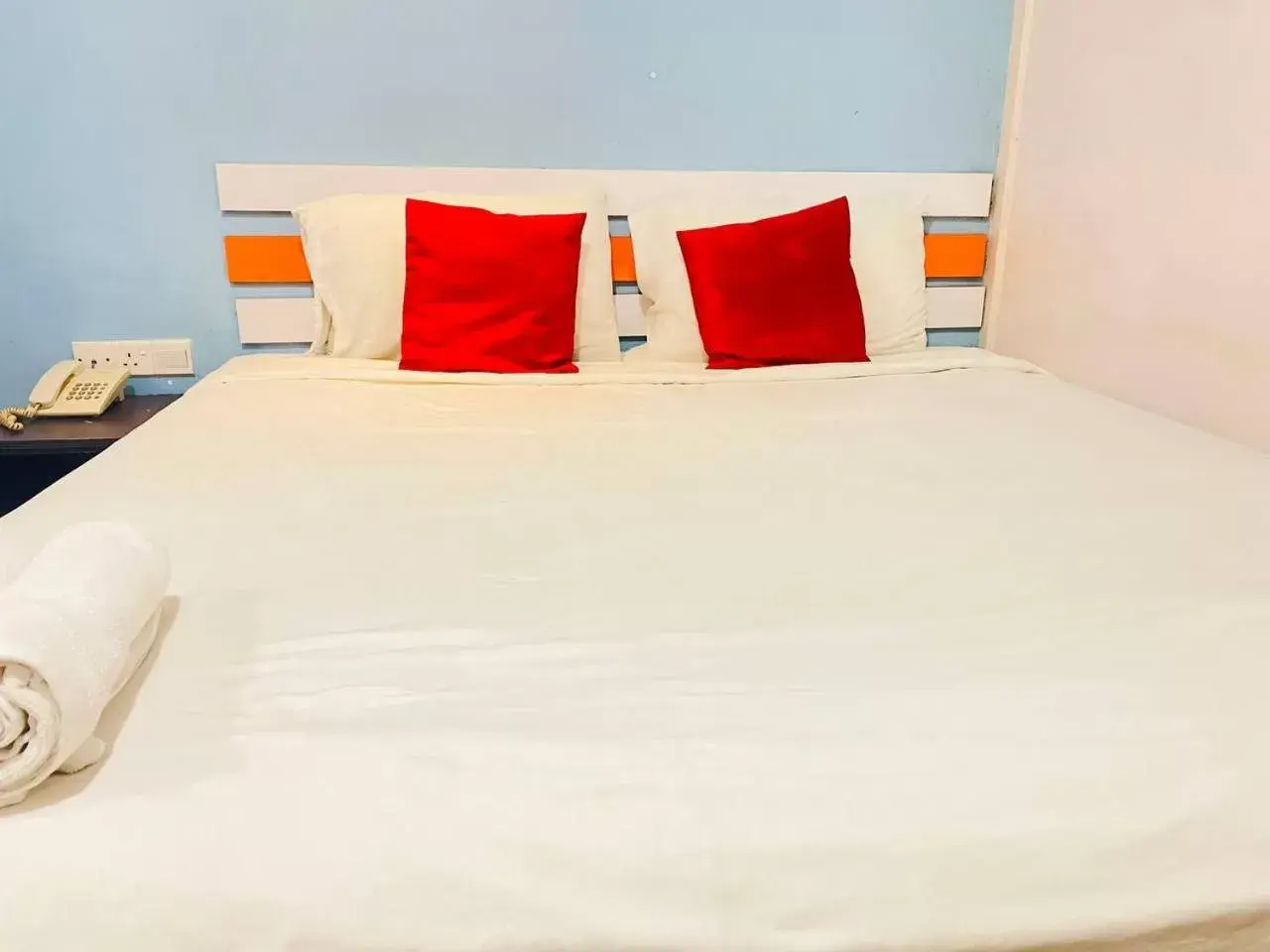 Bed in Orange Hotel Segamat Bed in Orange Hotel Segamat