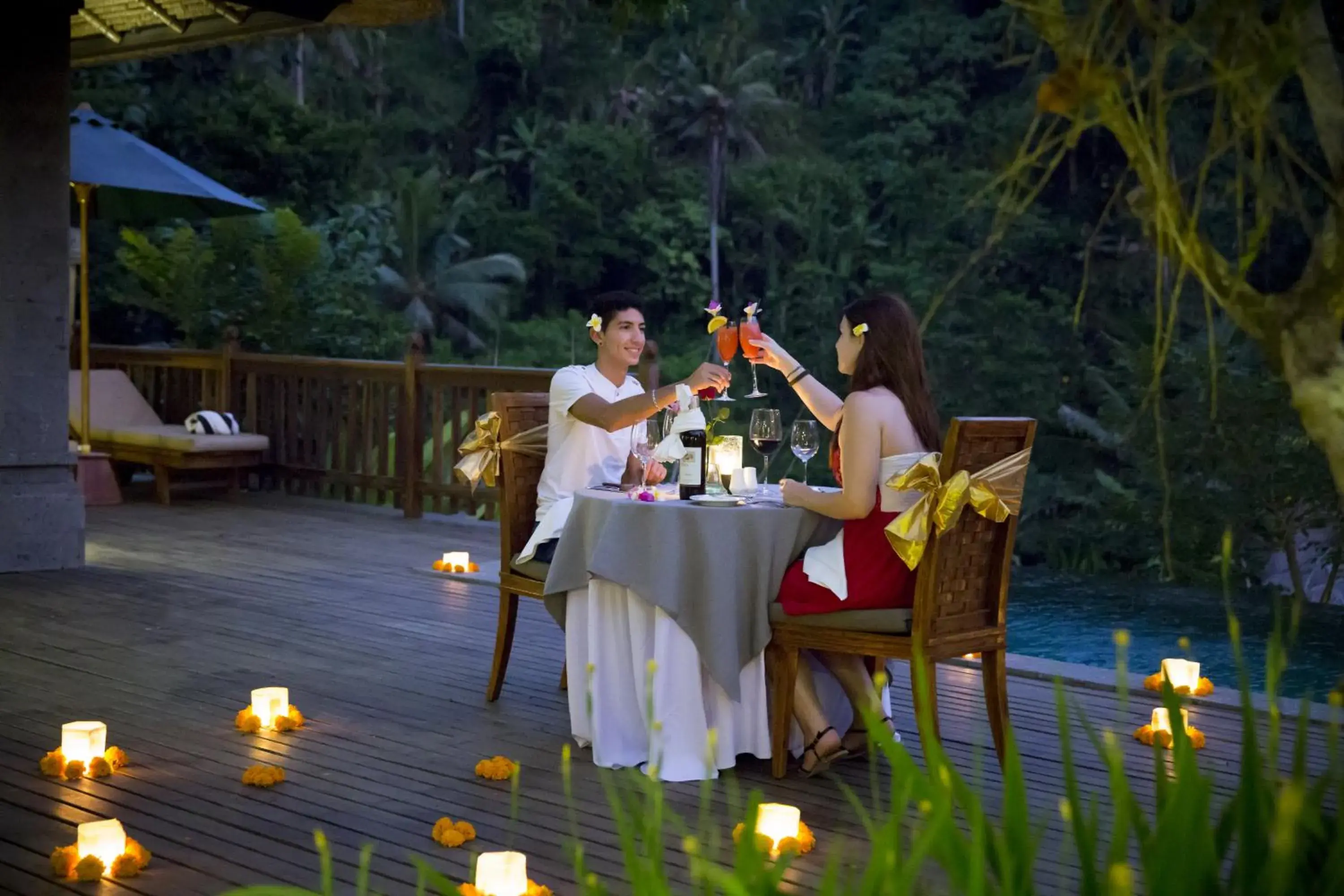People in The Lokha Ubud Resort Villas and Spa