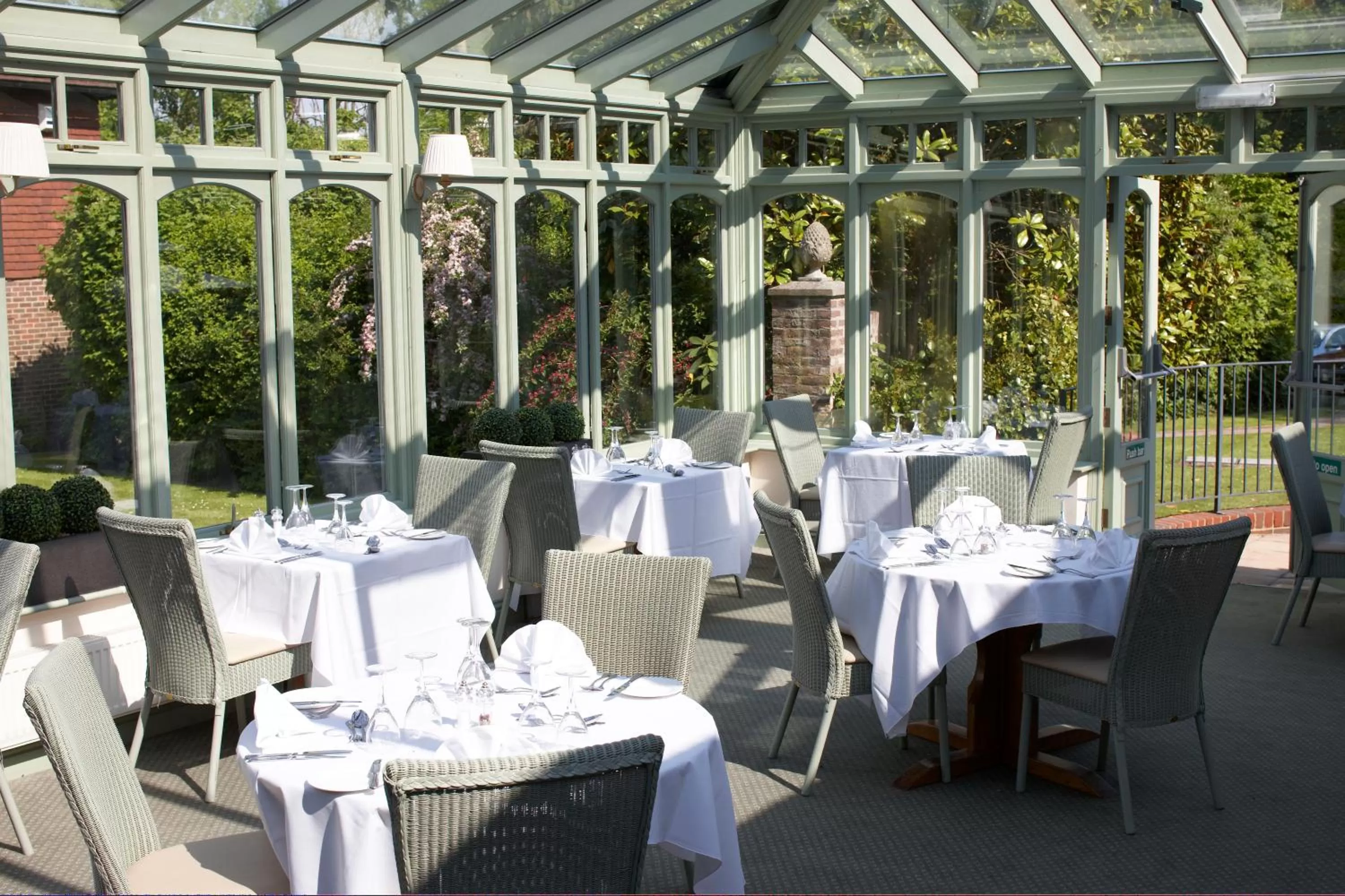 Restaurant/places to eat in Flackley Ash Country House Hotel
