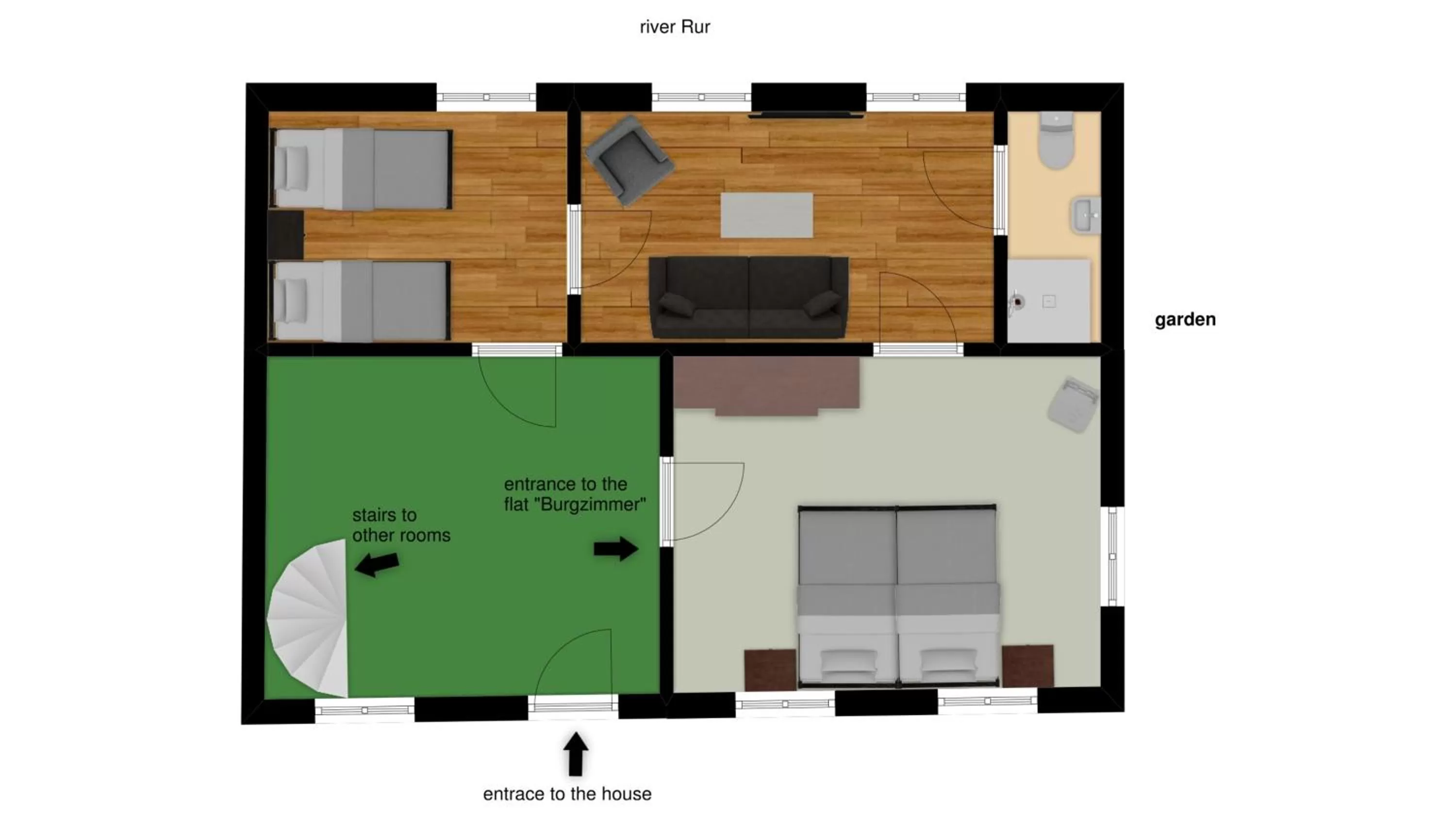 Floor plan in Haus Stehlings