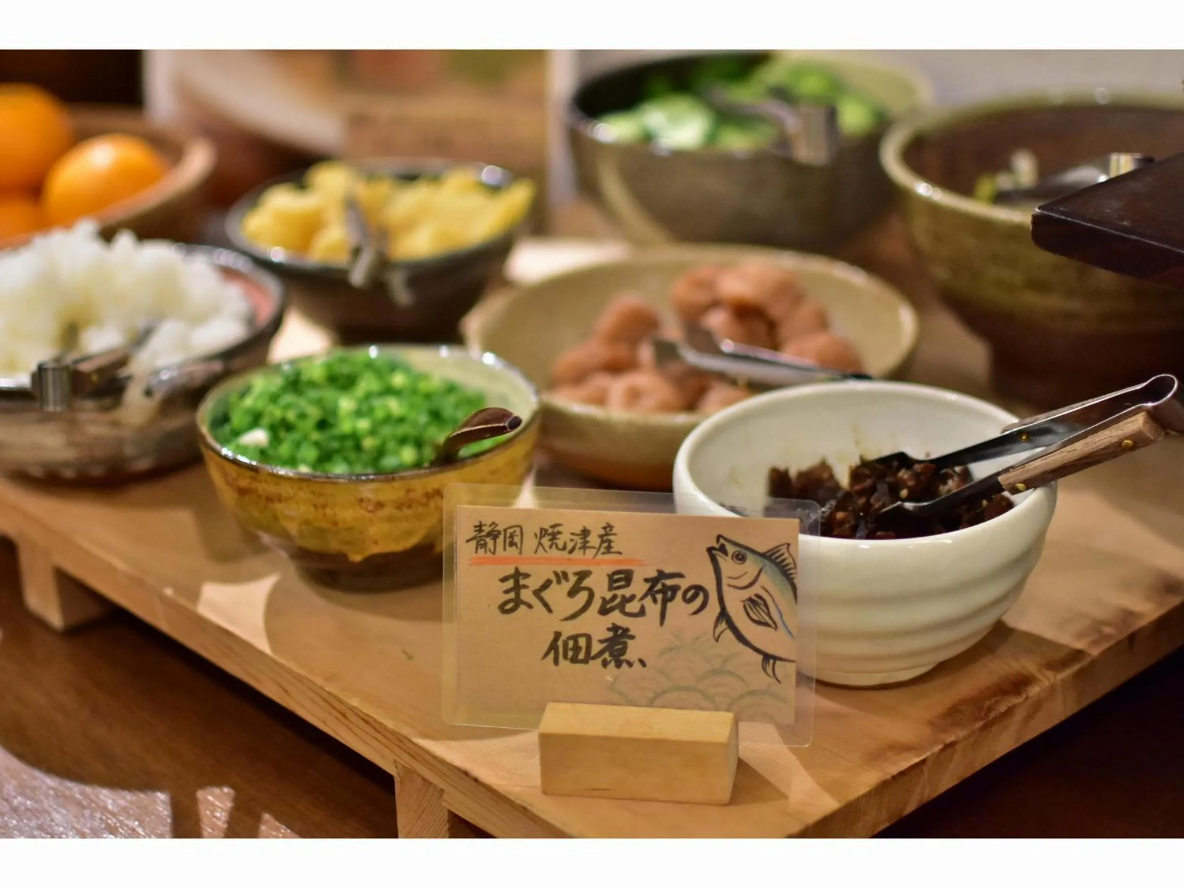 Asian breakfast in Fujieda Park Inn Hotel
