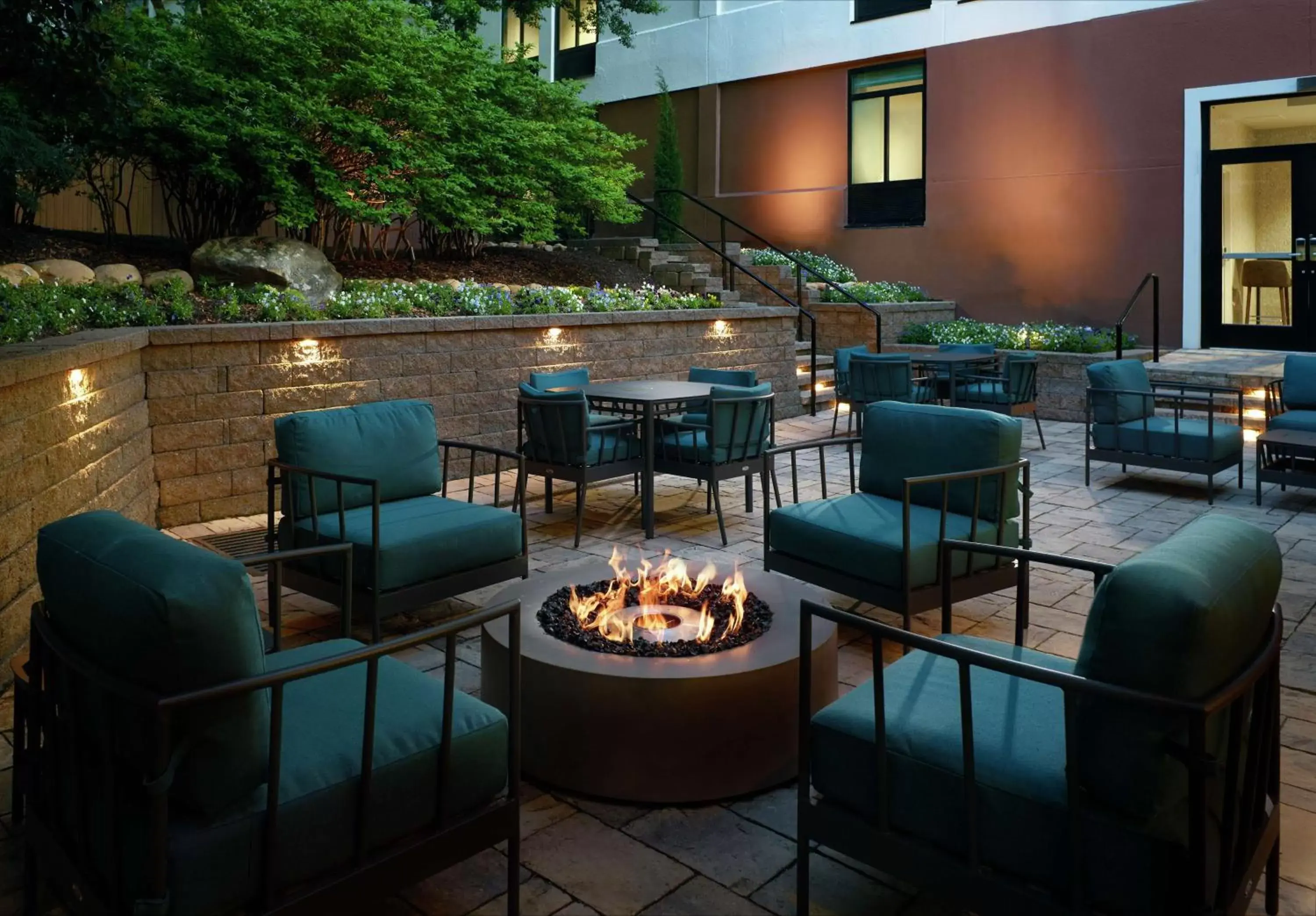 Patio in Hilton Garden Inn Atlanta-Buckhead